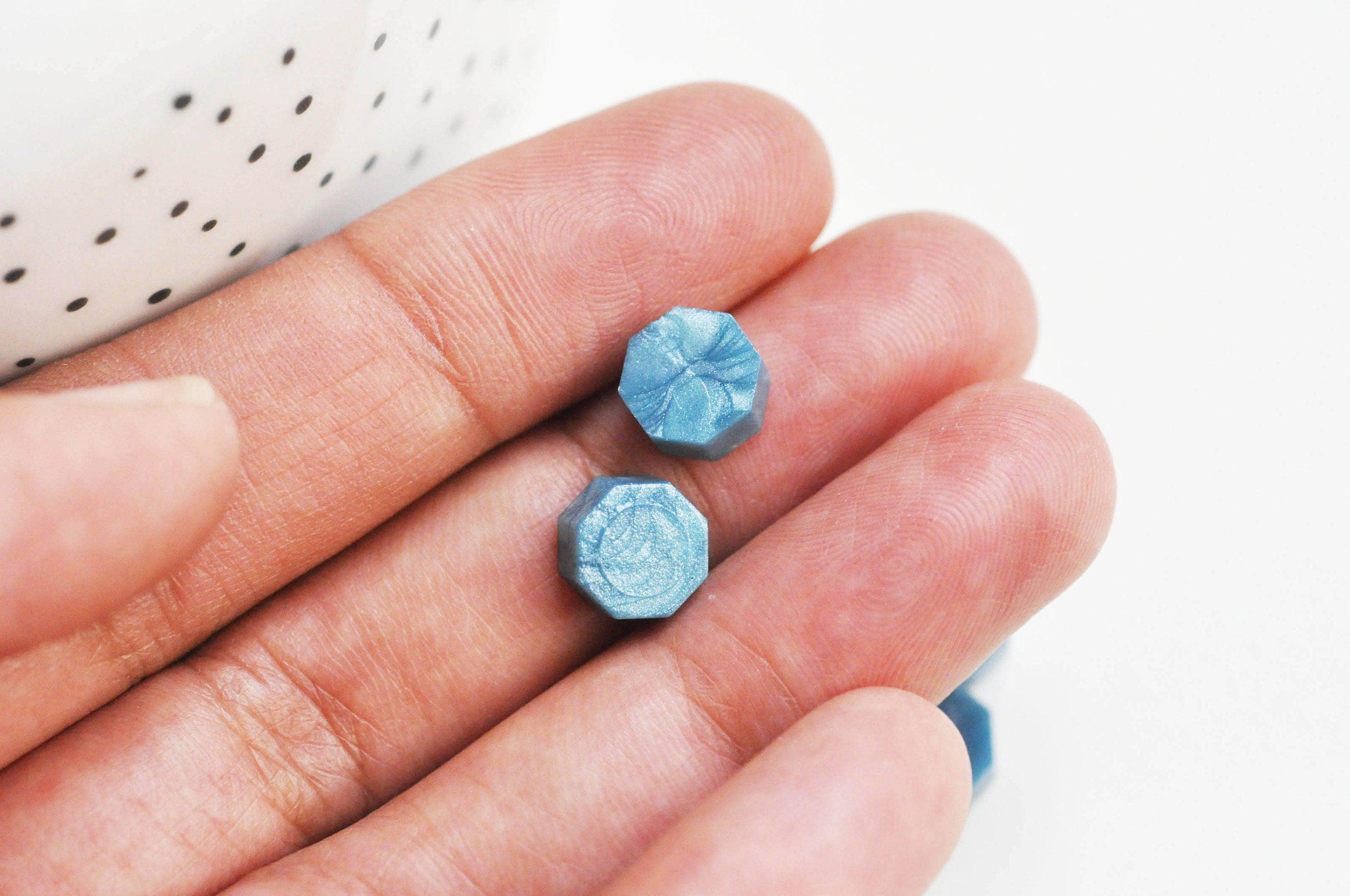 Gingerlily Granulés cire à cacheter cire bleu nacré 100 pcs