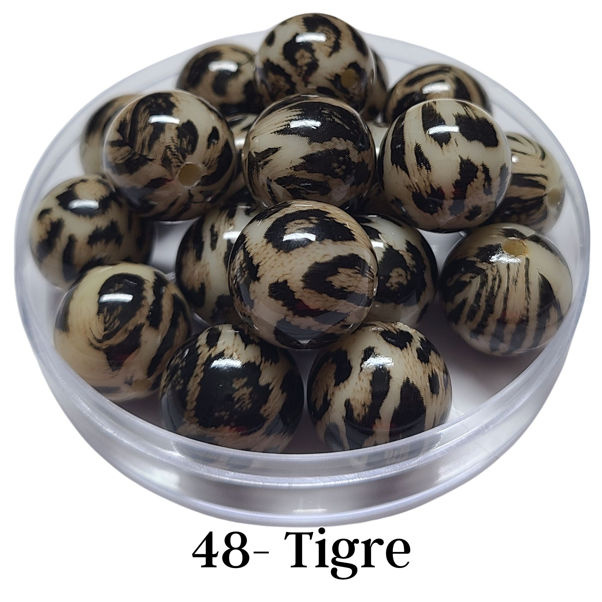 ARTSHOP Boules 48 perle boule tigre 20 mm x1
