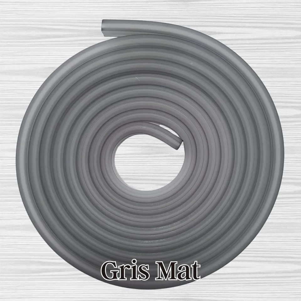 ARTSHOP Gummy 29 Tube silicone gris mat 10 cm creux