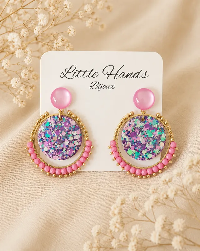 Little Hands Bijoux Bloom boucles d’oreilles Candy Pop