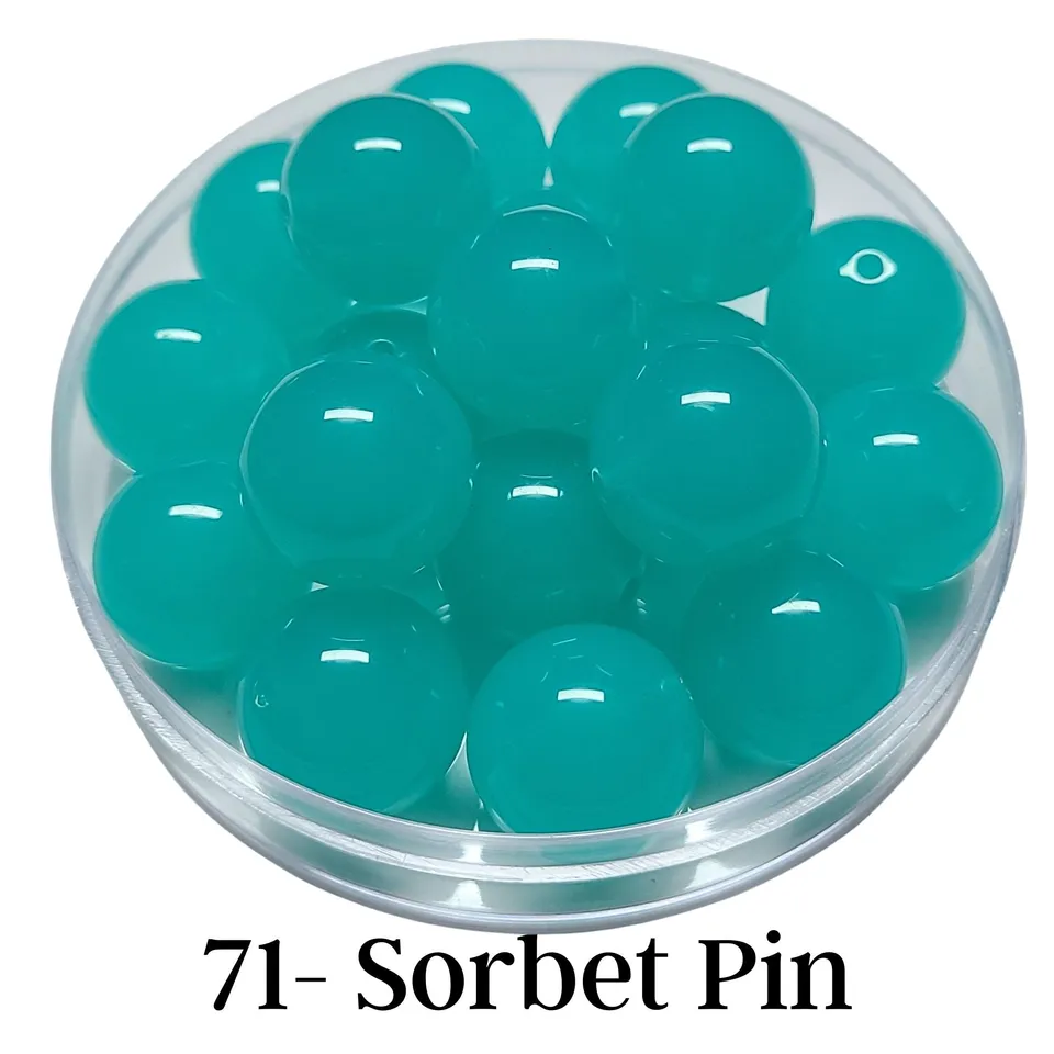 ARTSHOP Boules 20MM 71 Sorbet Pin perle acrylique 20mm x1