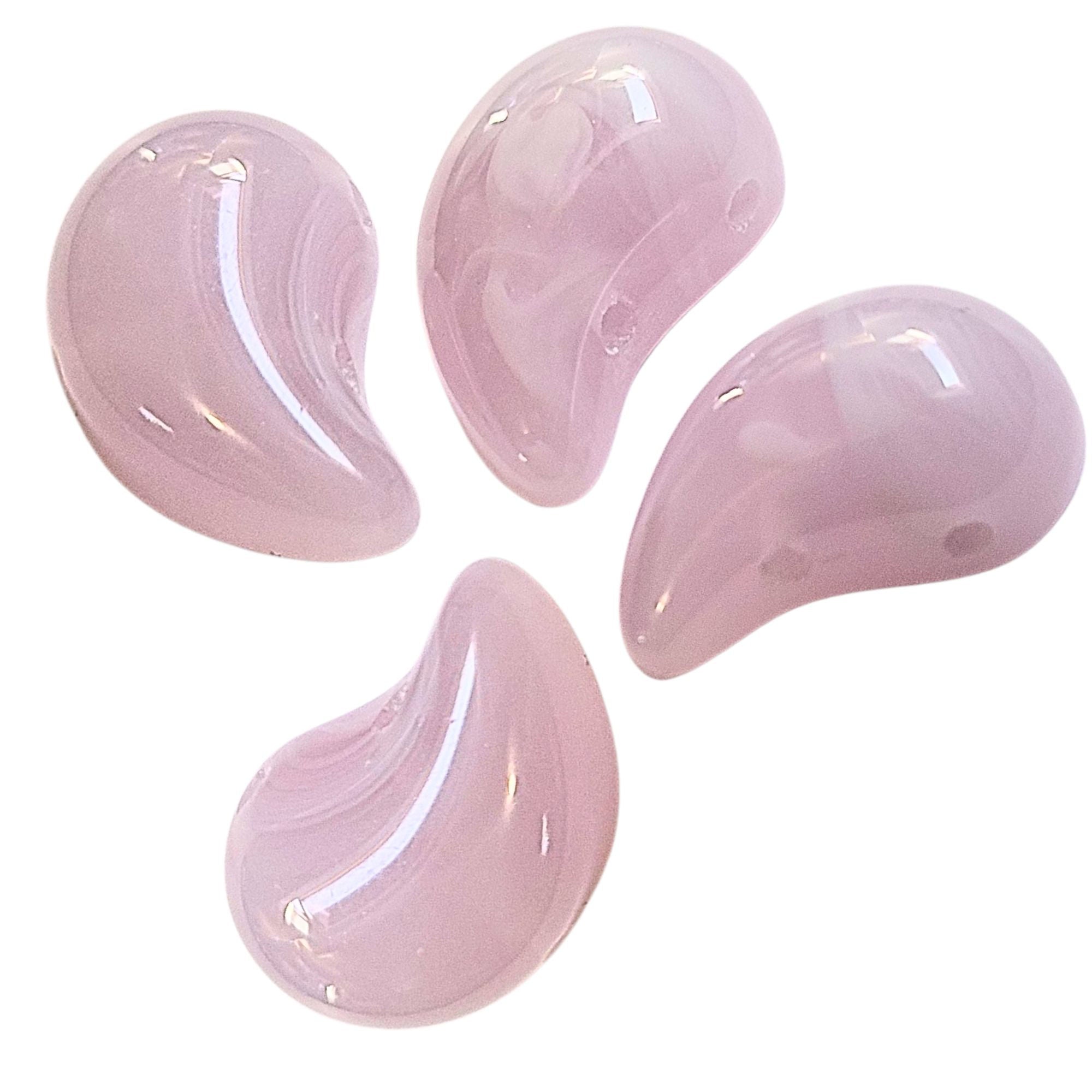 ARTSHOP Magatama perle lavande clair marbré 21 mm x1
