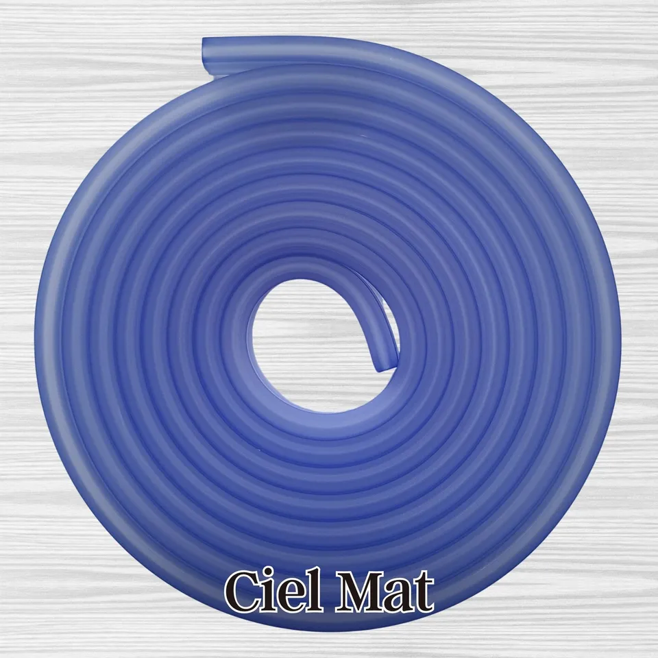 ARTSHOP Gummy tube silicone creux ciel mat 10 cm