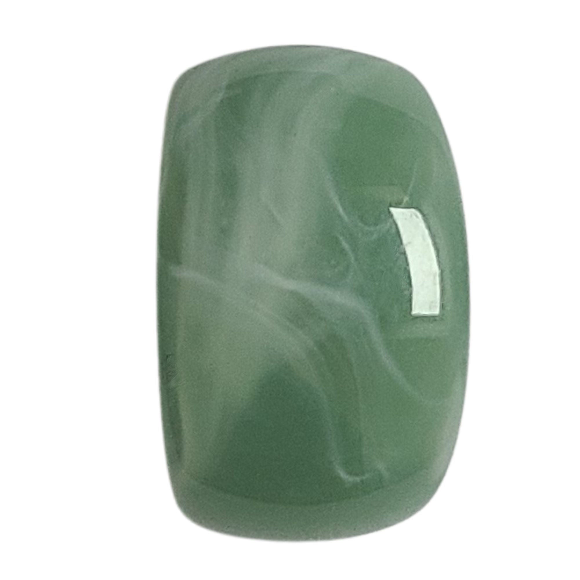 Artshop 23 Chamonyx dôme menthe marbré perle 2 trous x1