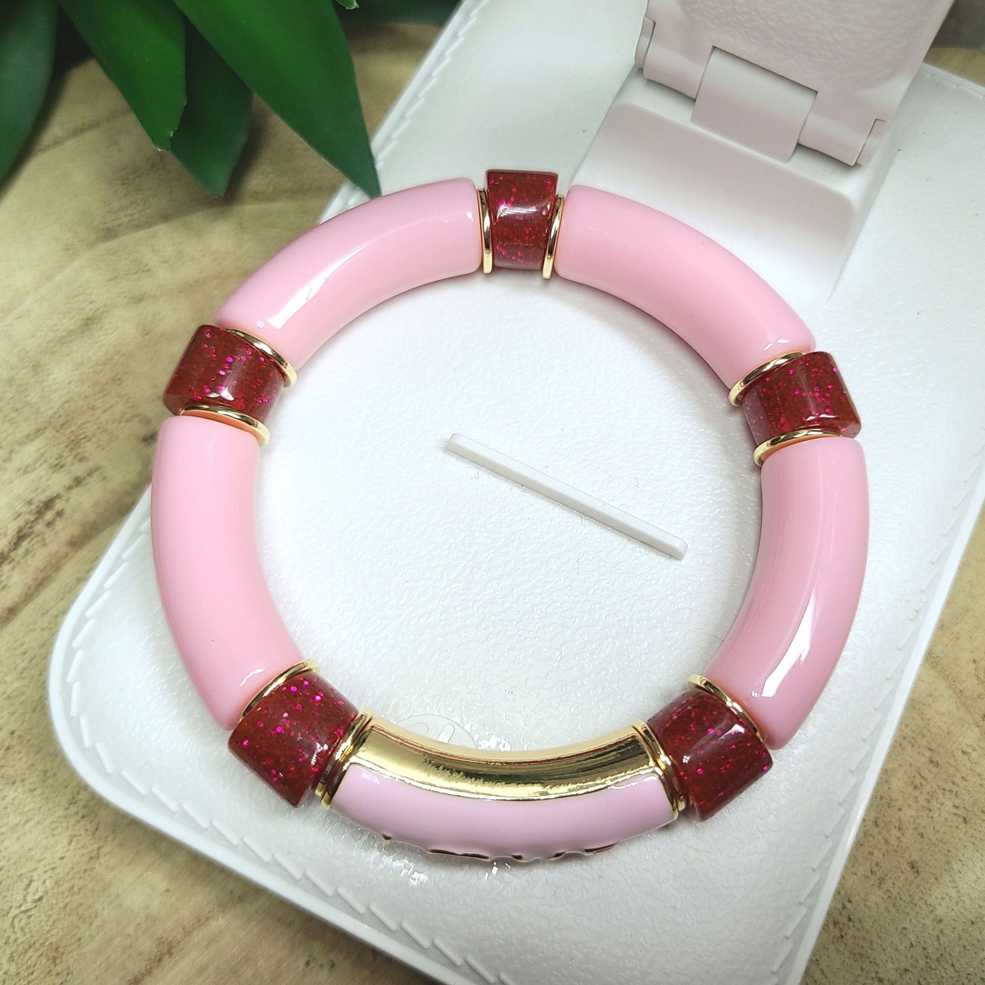 Idée création 62 bracelet tubes marshmallow love