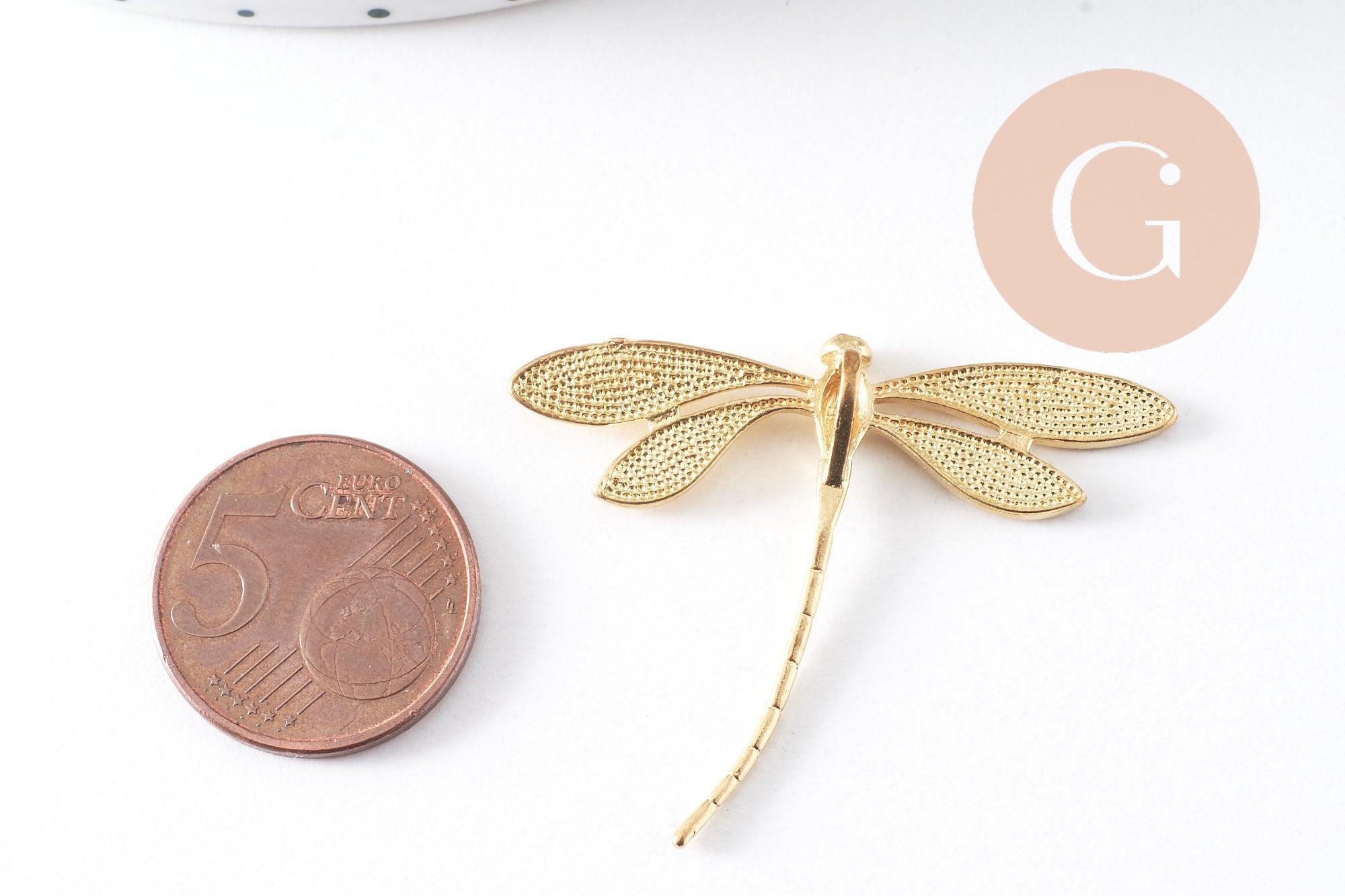 Gingerlily Pendentifs Libellule G1481 pendentif laiton 43mm x2