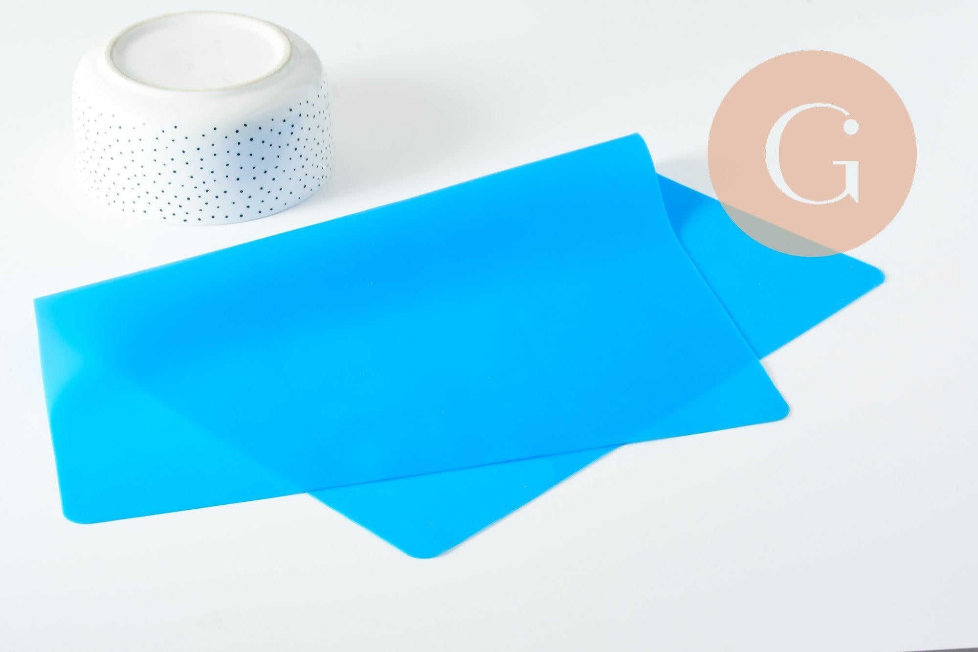 Gingerlily Pâte polymère Tapis silicone bleu 40x30cm G9847