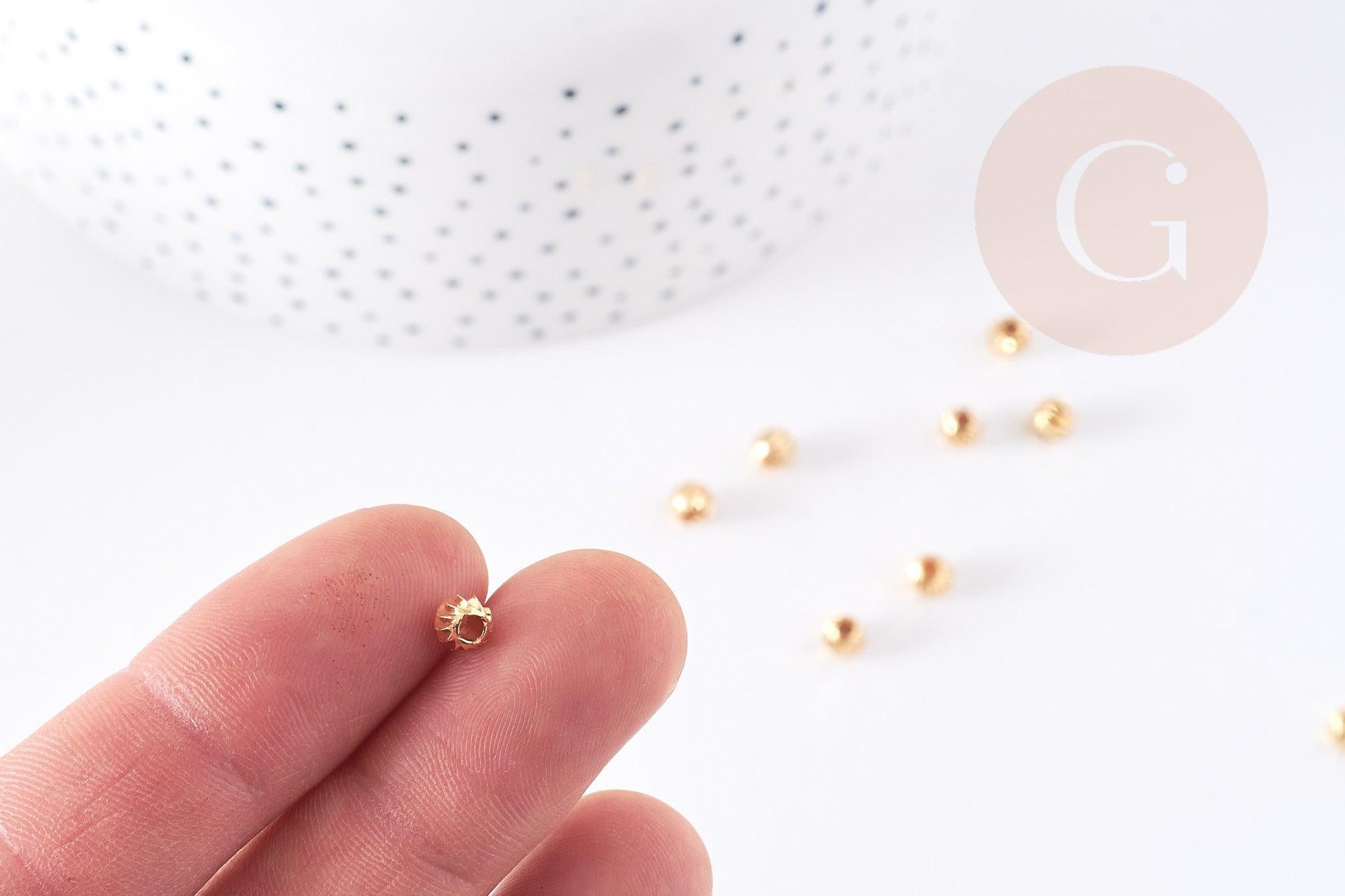 Gingerlily G9082 perles intercalaires laiton doré 5,5mm x10