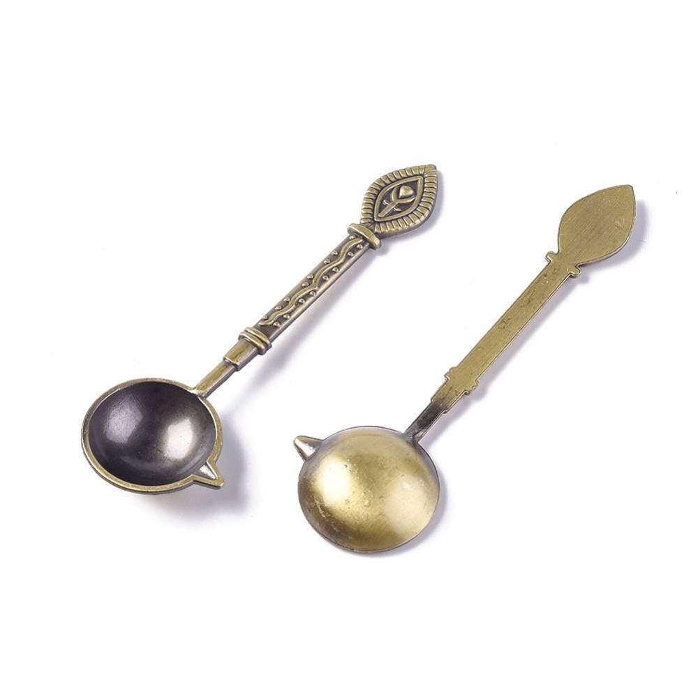 Gingerlily Cuillère à cire cacheter bronze 99,5mm sceau mariage x1