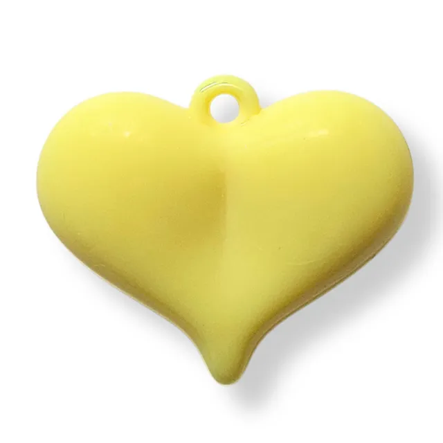ARTSHOP HeartLine 6 coeur MAXI citron 44mm x1 acrylique