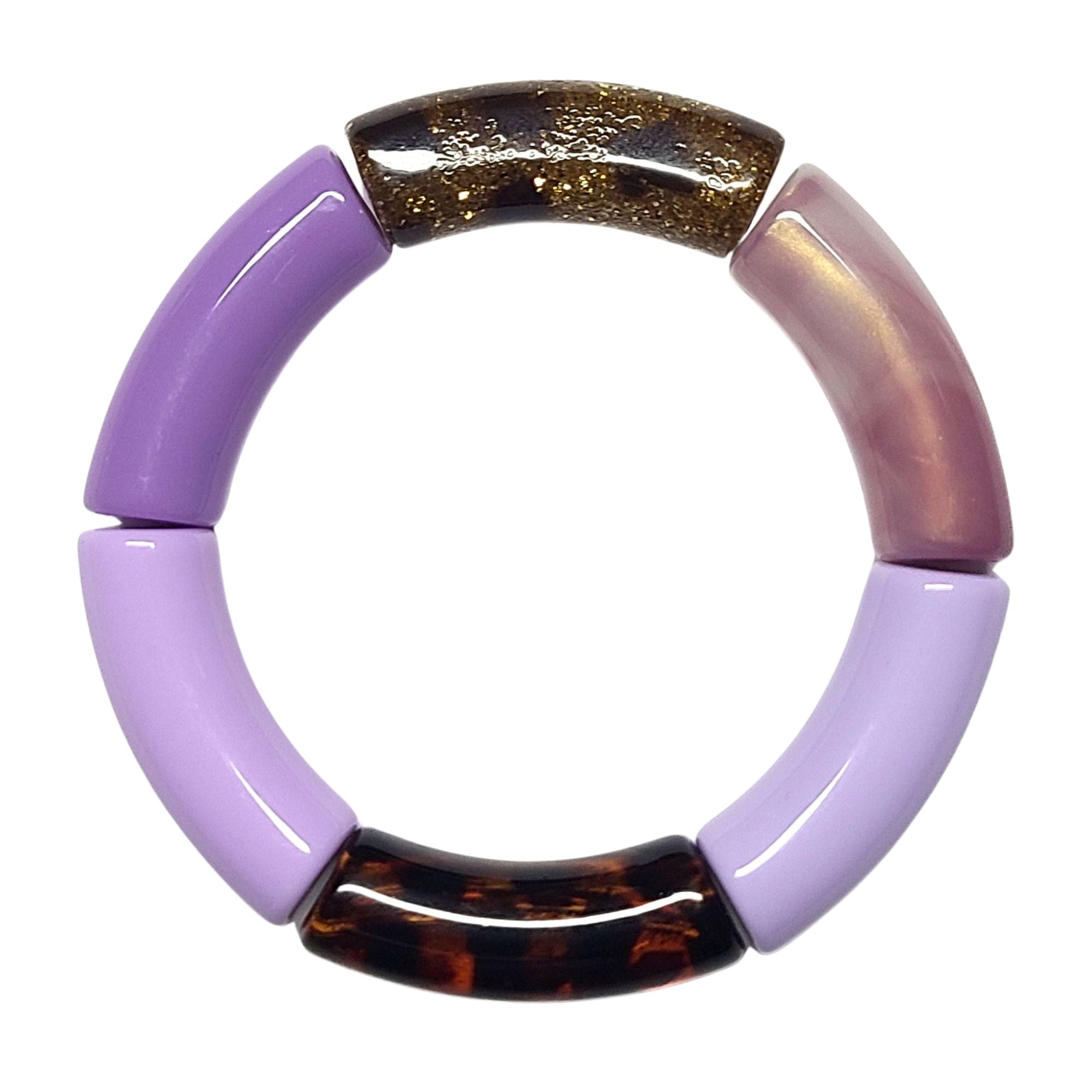 ARTSHOP Camaieux lot 6 tubes incurvés 12mm violet n°183