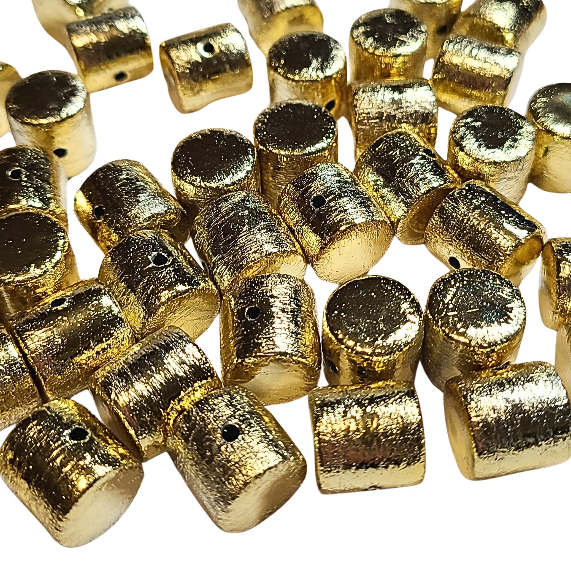 ARTSHOP CCB CCB73D perle cylindre brossée 14 mm doré