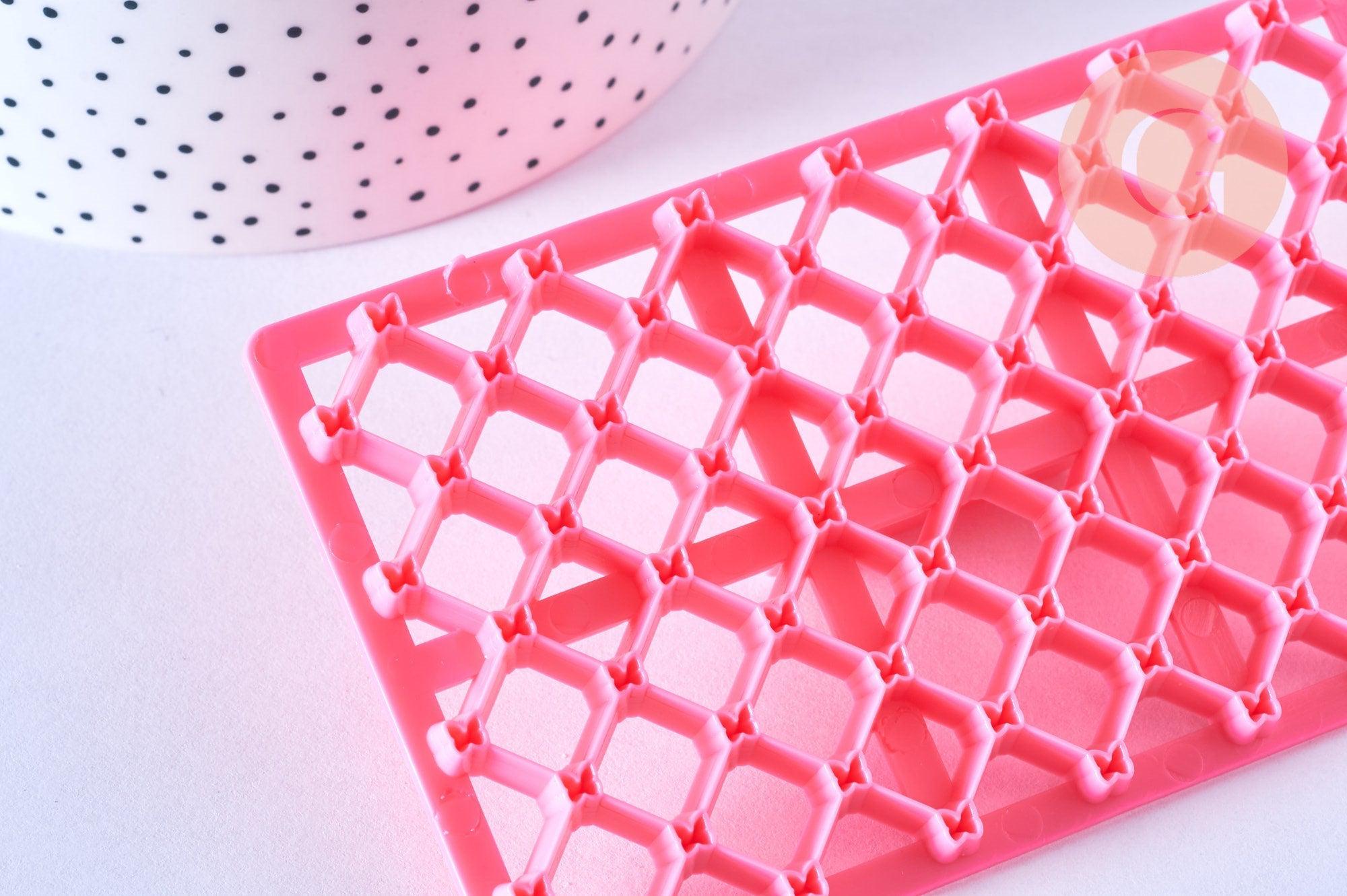 Gingerlily Pâte polymère tampon biscuit moule silicone rose 12,3 cm