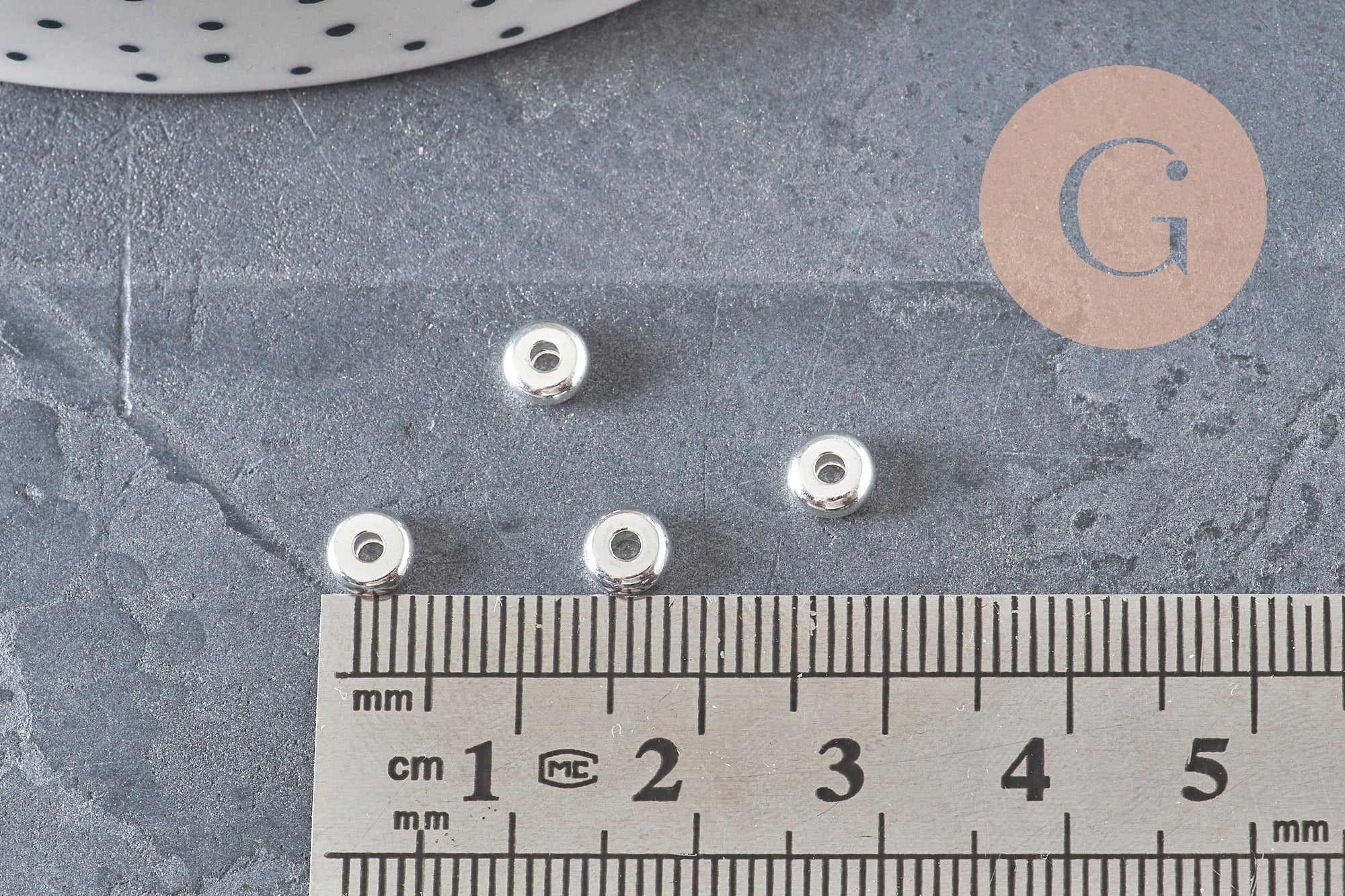 Gingerlily G11173 perles intercalaires acier 5 mm x10