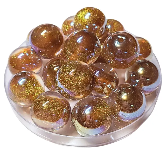 ARTSHOP Boules Glitters 235 Ambre AB 20MM x10