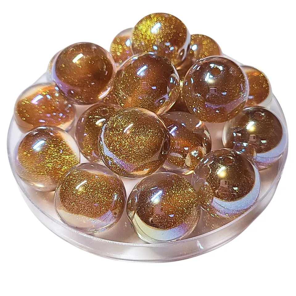 ARTSHOP Boules Glitters 235 Ambre AB 20MM x10