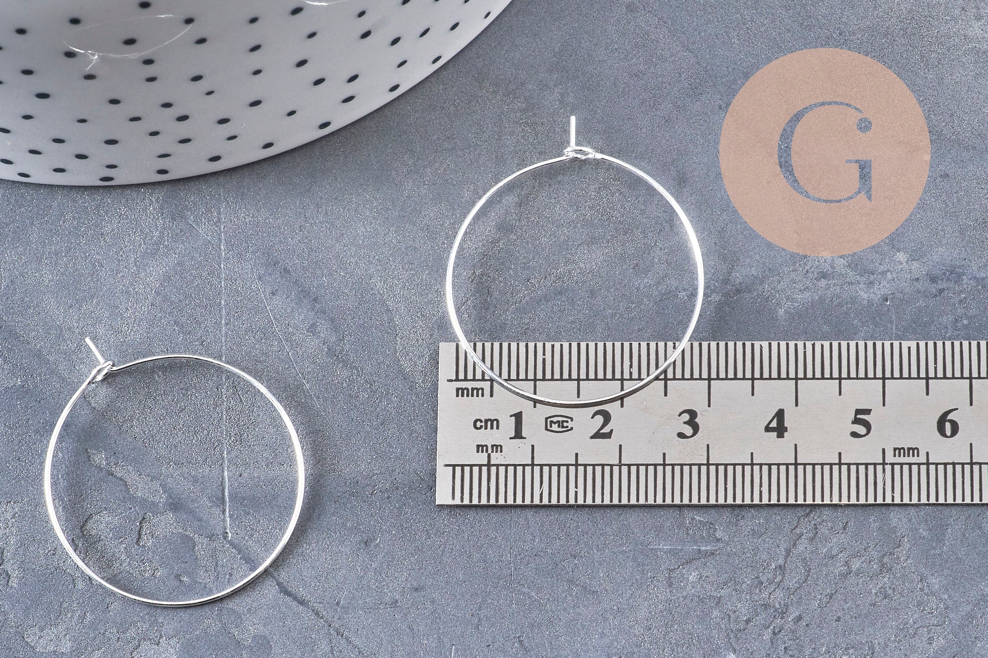 Gingerlily G11003 créoles argentées 30mm x20 inox