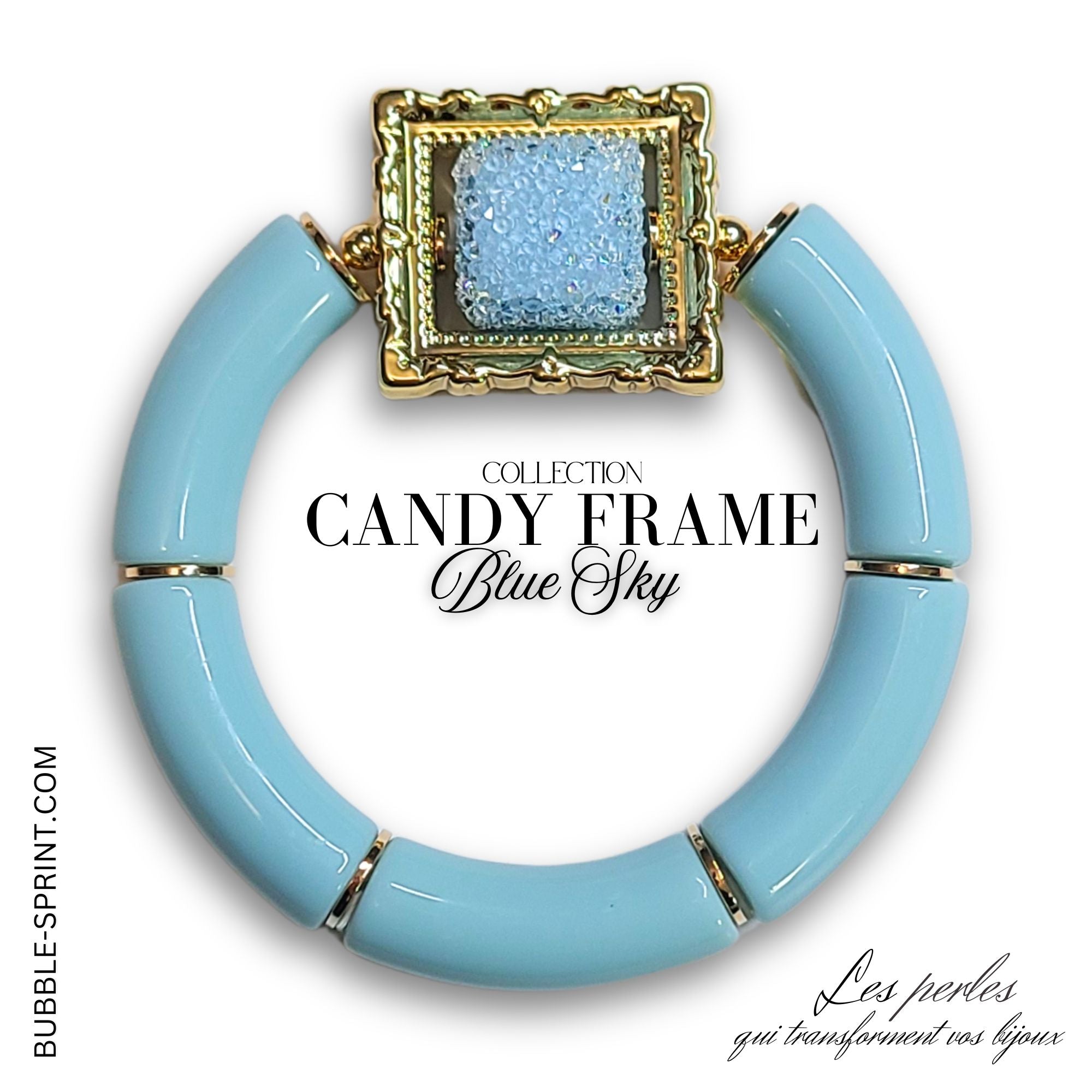 ARTSHOP CANDY FRAME Blue Sky kit bracelet cadre complet