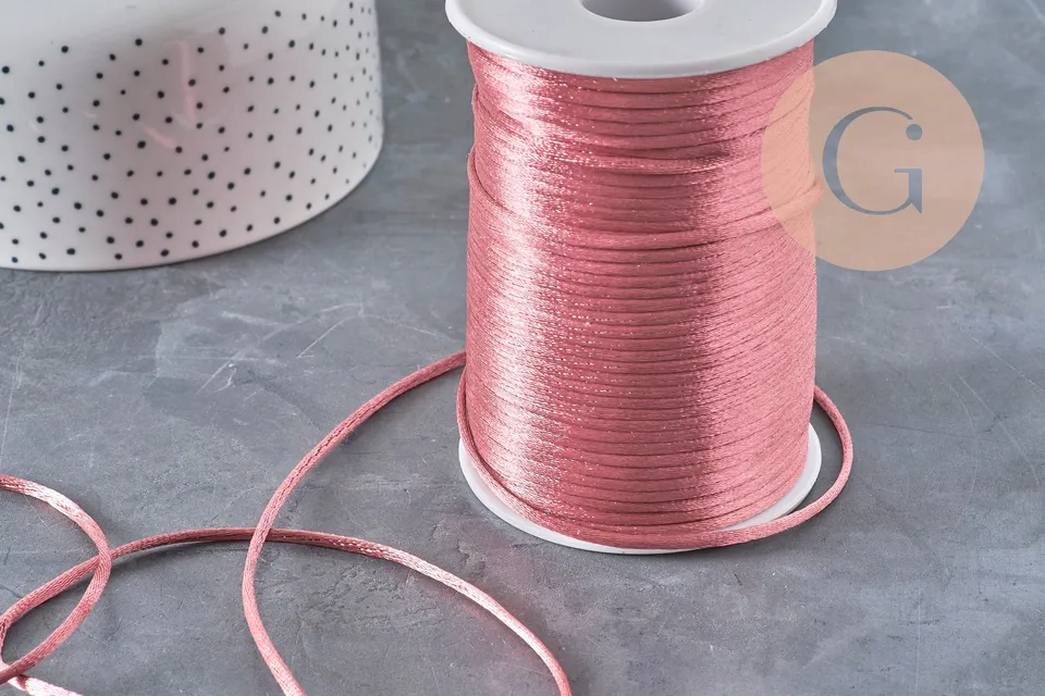 Gingerlily G11223 cordon queue de rat vieux rose 2mm x5m