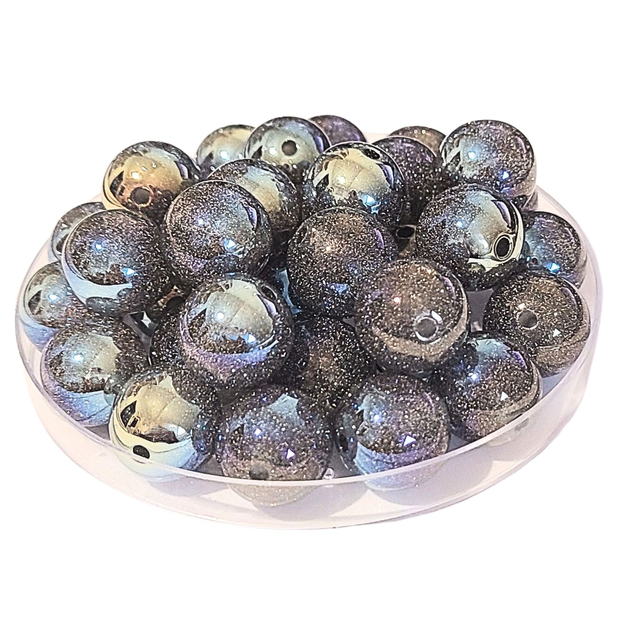 ARTSHOP Boules Glitters 277 perle Gris AB 16MM x15