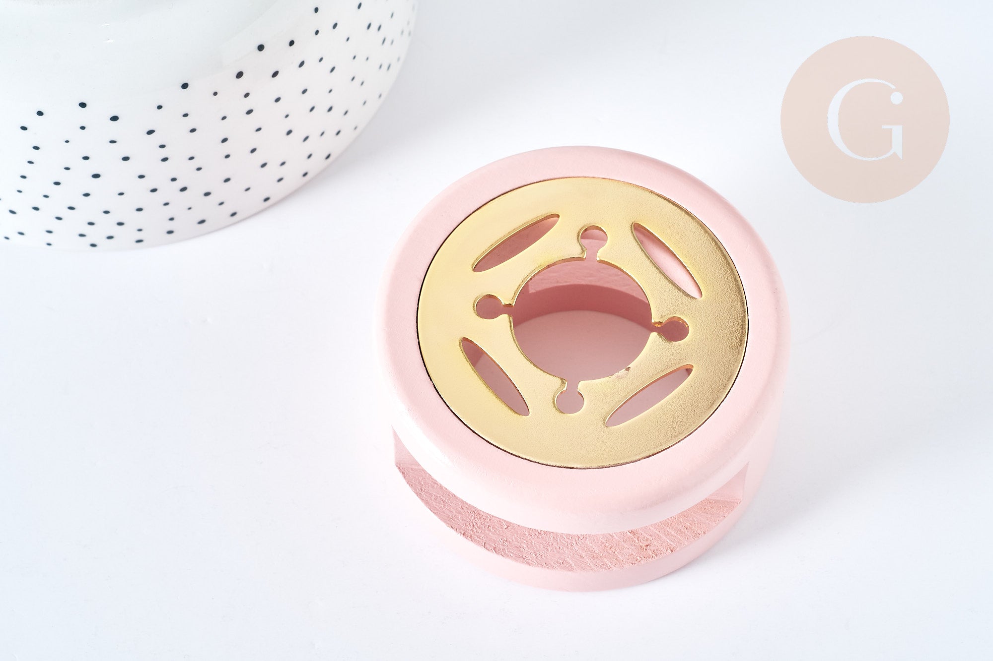 Gingerlily Four à cire cacheter G7676 rose doré x1