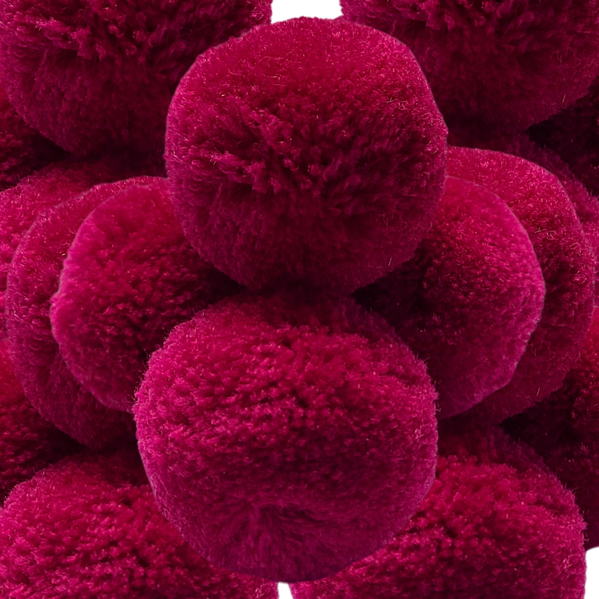 ARTSHOP Chouchous Balls pompon boule Fuchsia 40MM