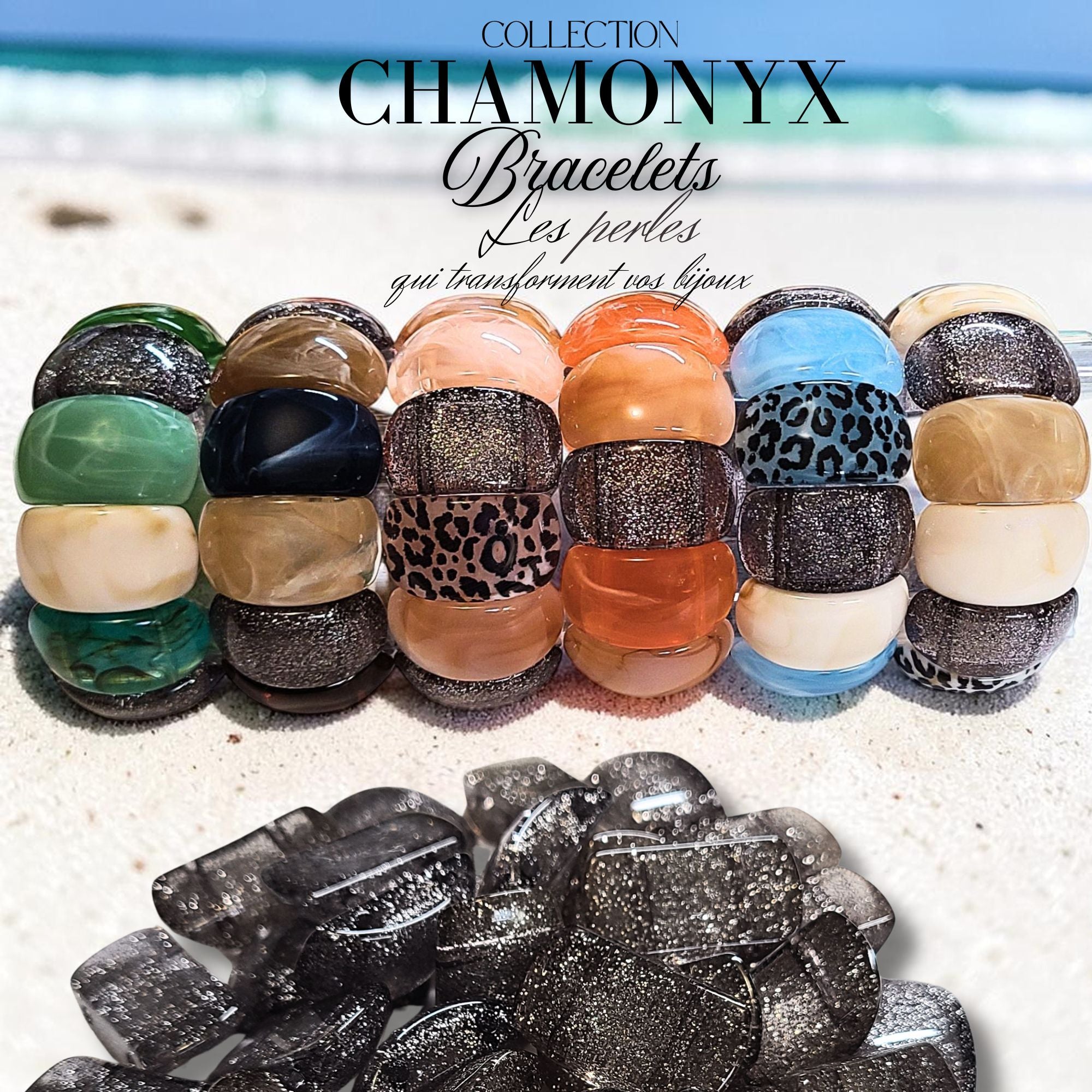 ARTSHOP Chamonyx 40 palet dôme gris glitter 2 trous x1