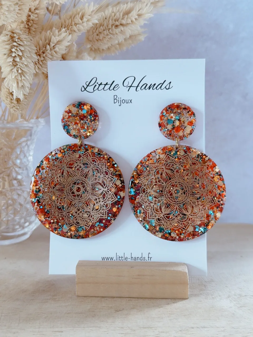 Little Hands Bijoux Mila Indian Summer boucles d'oreilles