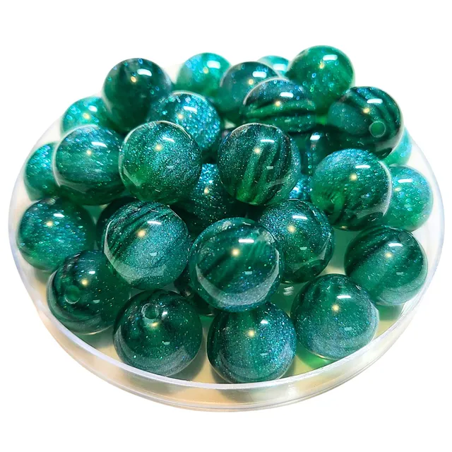 ARTSHOP 309 Boule acrylique Glitter Malachite 16mm x1