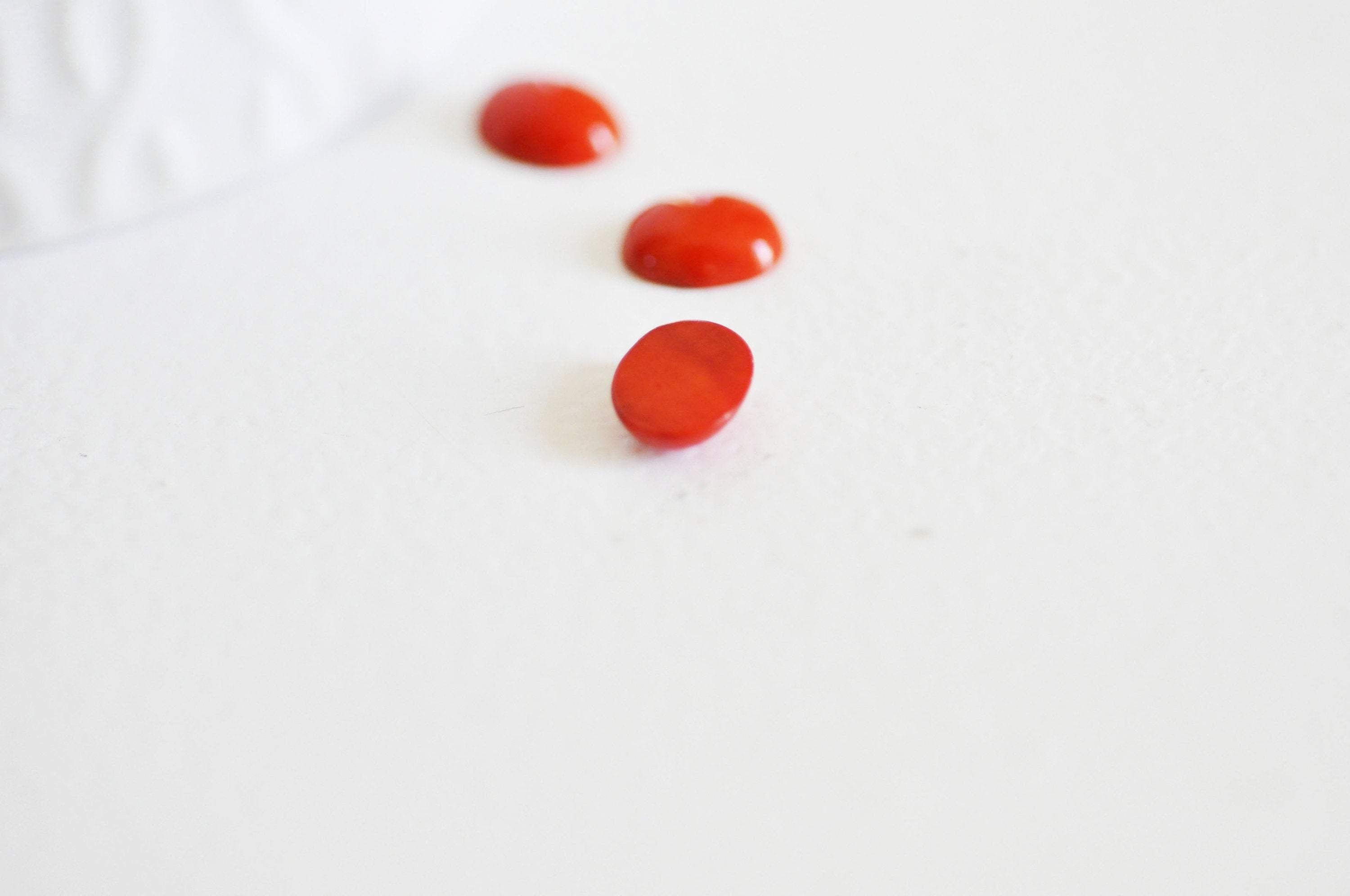 Gingerlily Cabochon ovale corail naturel 10x8mm x1