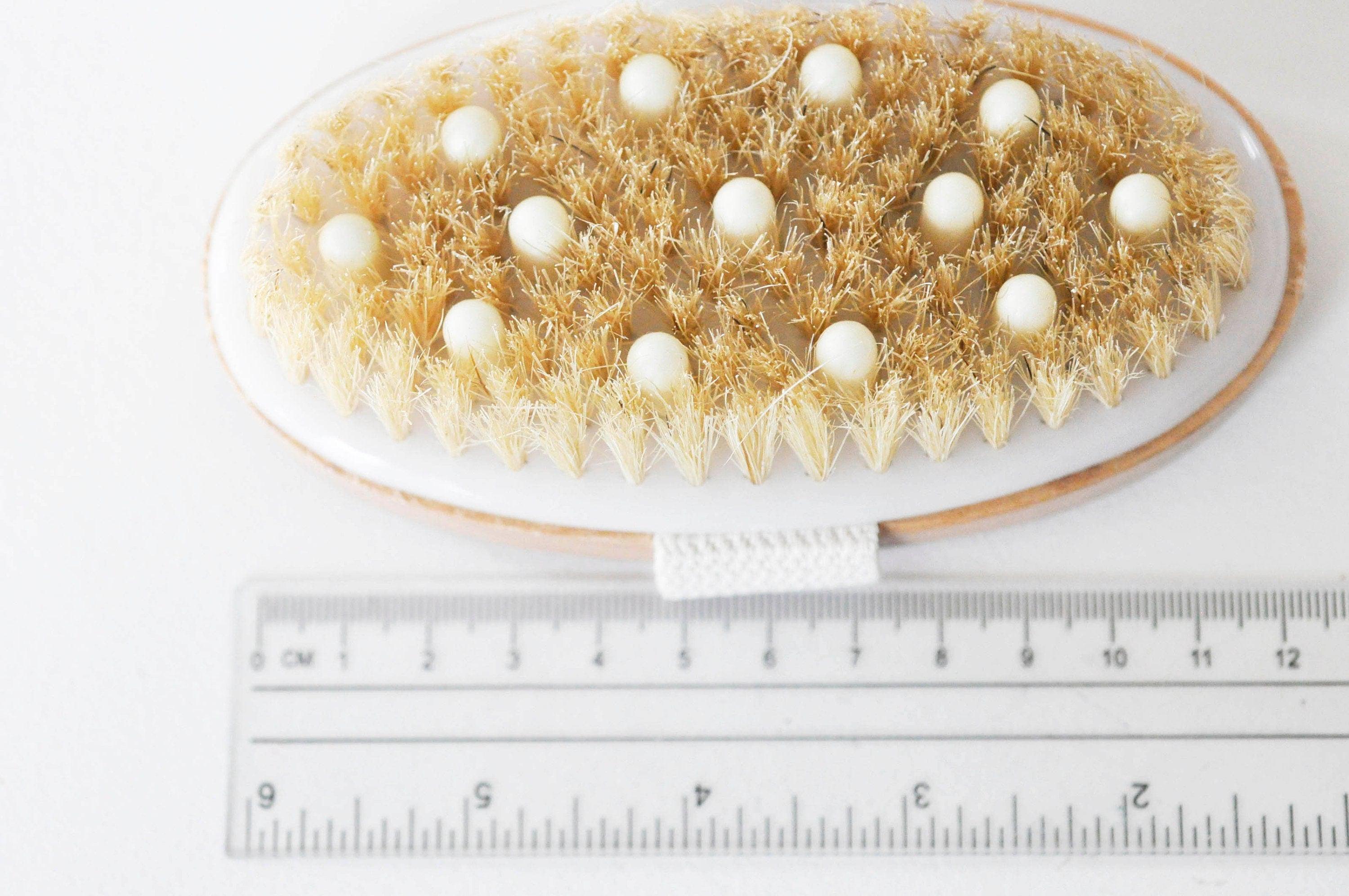 Gingerlily G4582 brosse massage bambou poils naturels 12.8cm