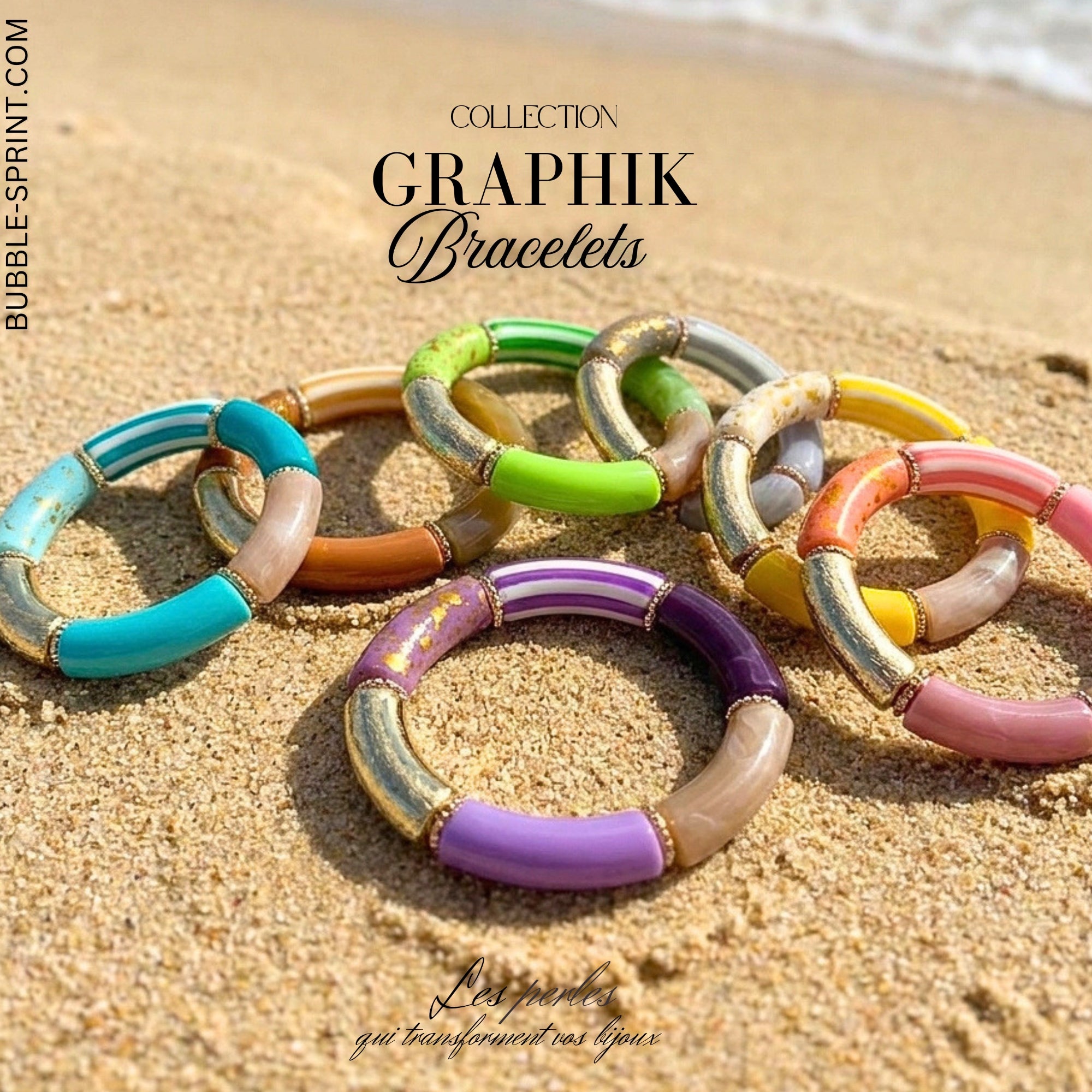 ARTSHOP Graphik bracelet royal bleu kit à monter