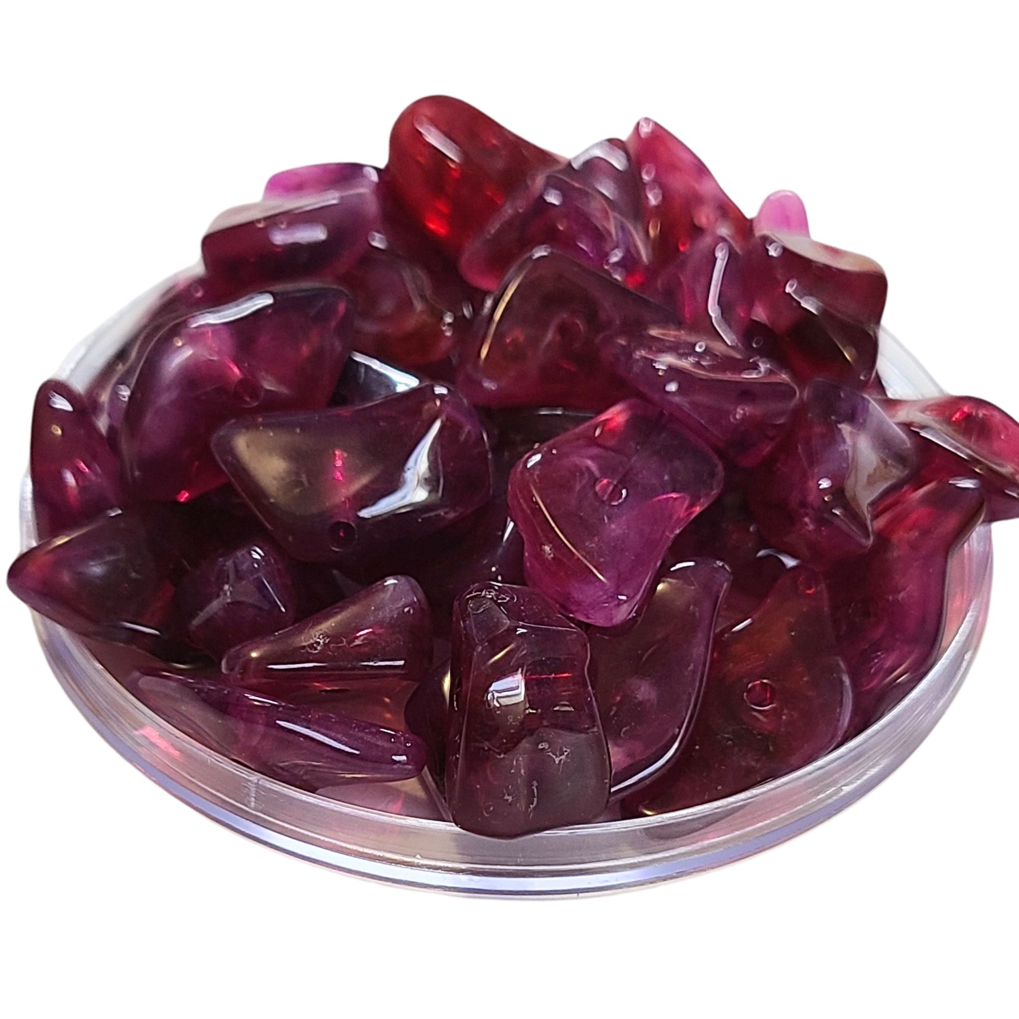 ARTSHOP Séparateurs perle Crispy XXL prune marbré x25 acrylique