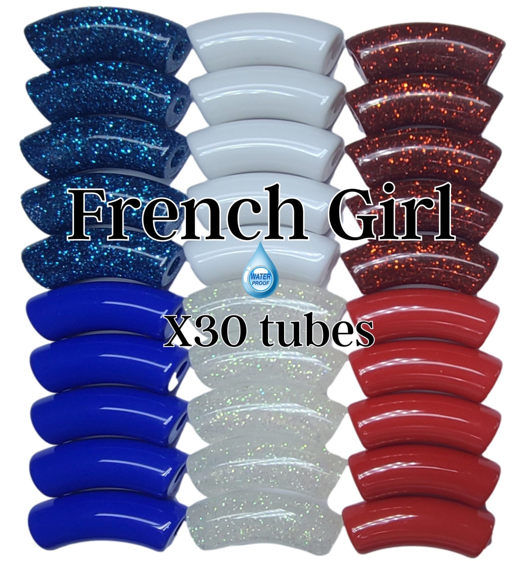 ARTSHOP Camaieux 76 lot tubes french girl 12mm x30