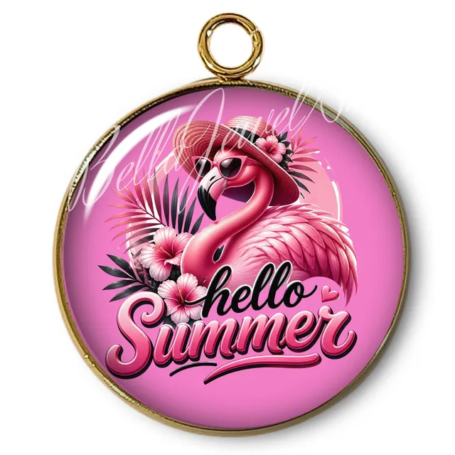 ARTSHOP Intemporel 106 pendentif Summer plaqué or 24K x1