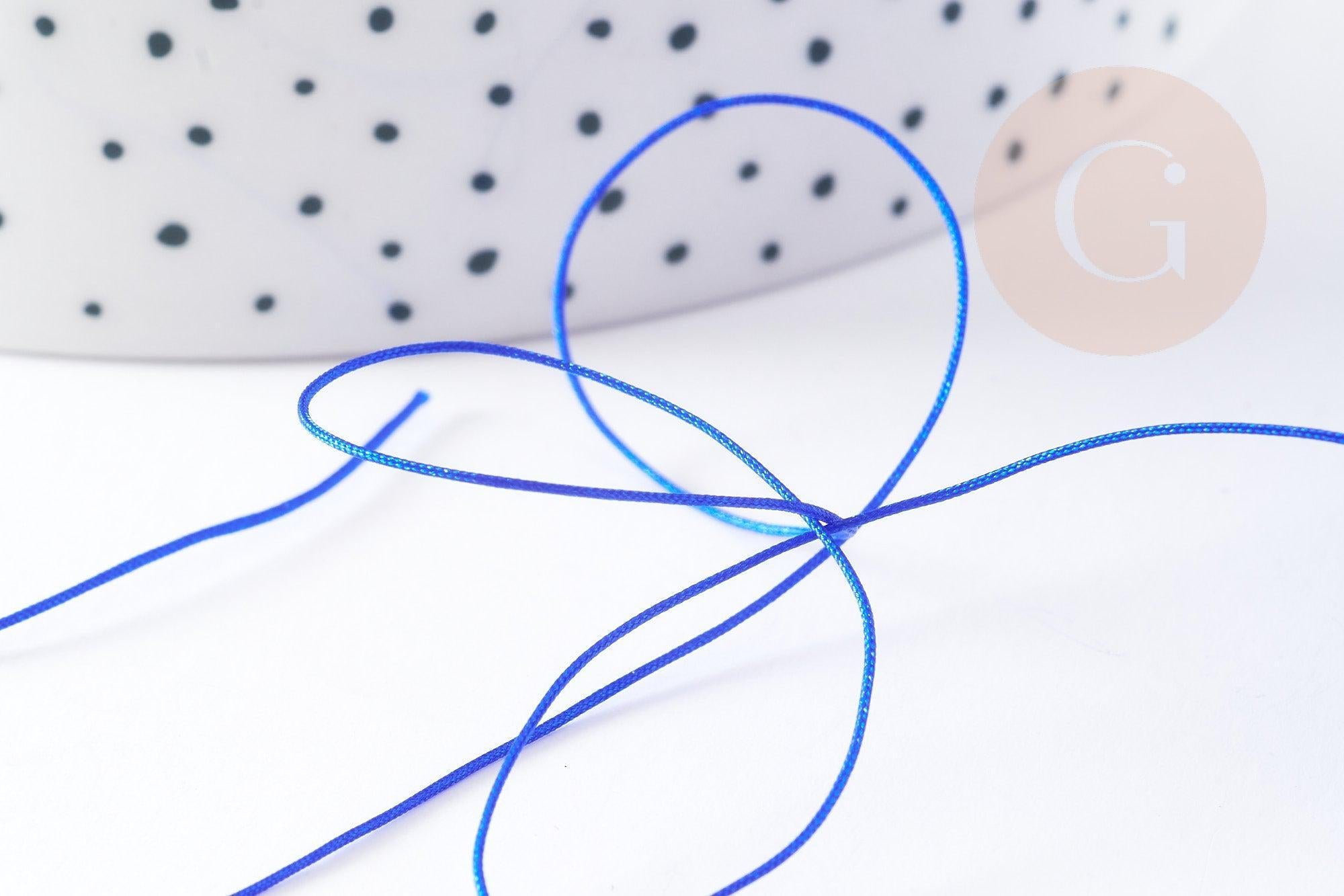 Gingerlily G9116 fil jade nylon bleu roi 0,4mm 1m