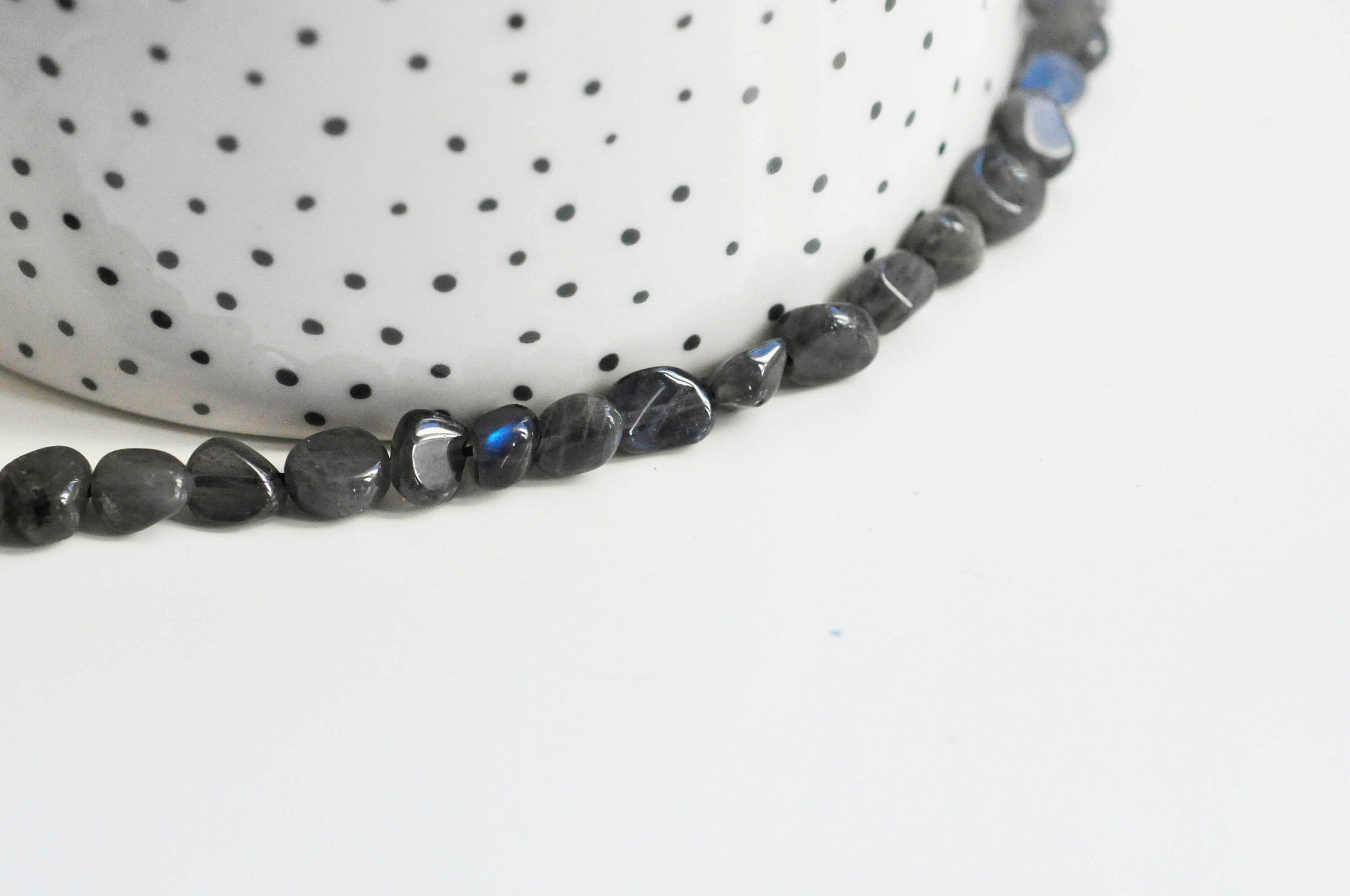 Gingerlily Perles Labradorite Nugget 9-11mm Fil 40 Perles