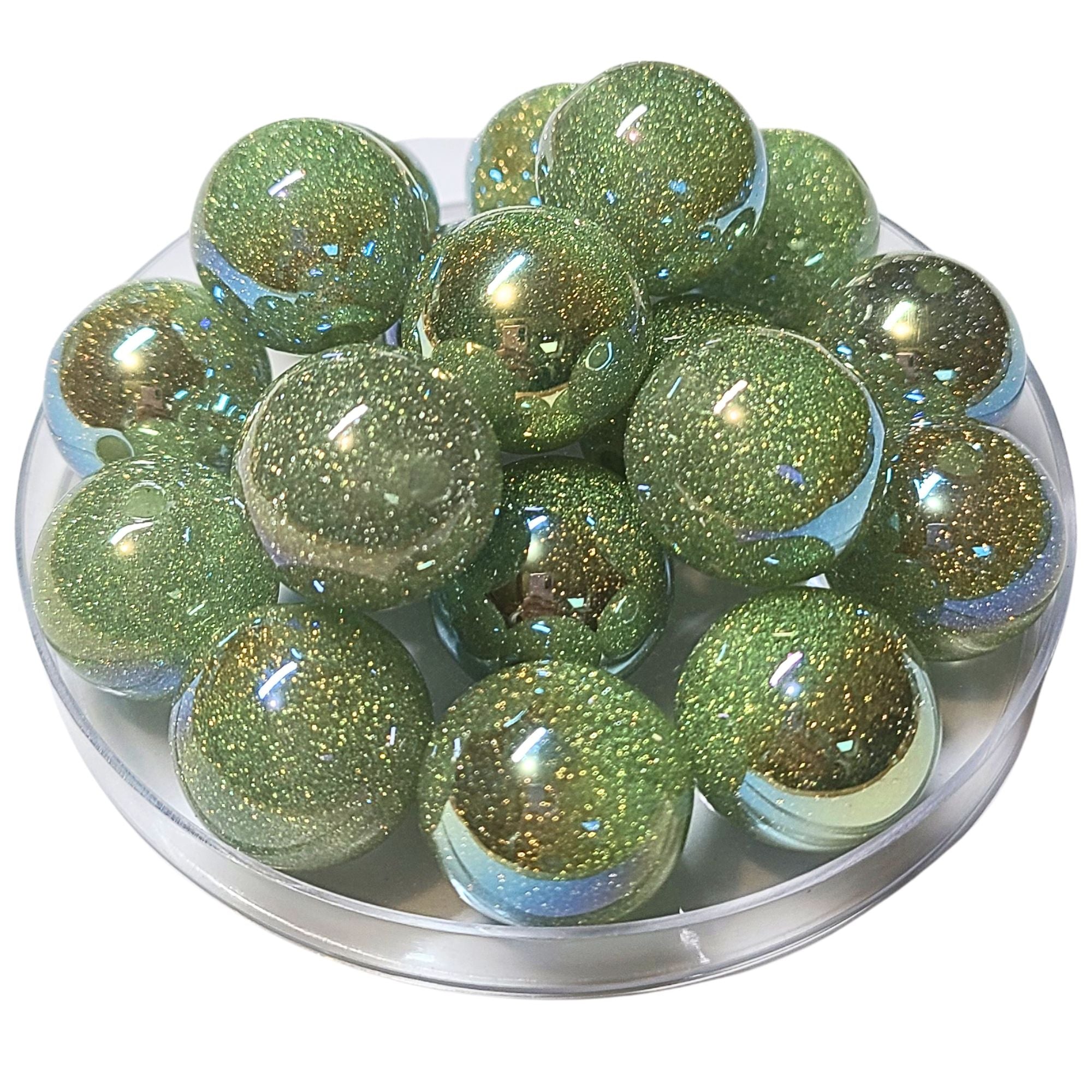 ARTSHOP Boules Glitters 273 Tilleul perles x10 20mm