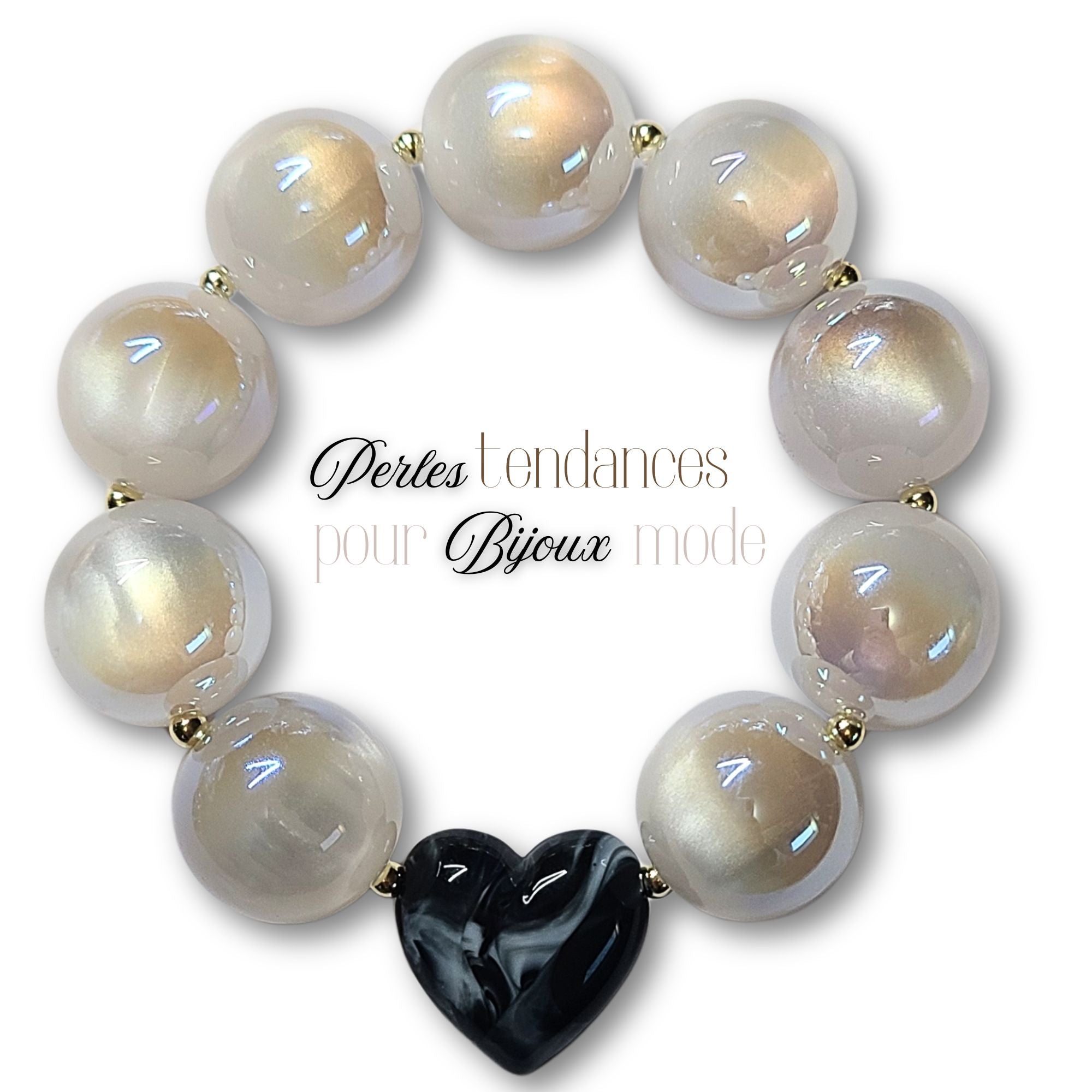 ARTSHOP Boules 20MM 281 boule Oeil de chat Blanc x1