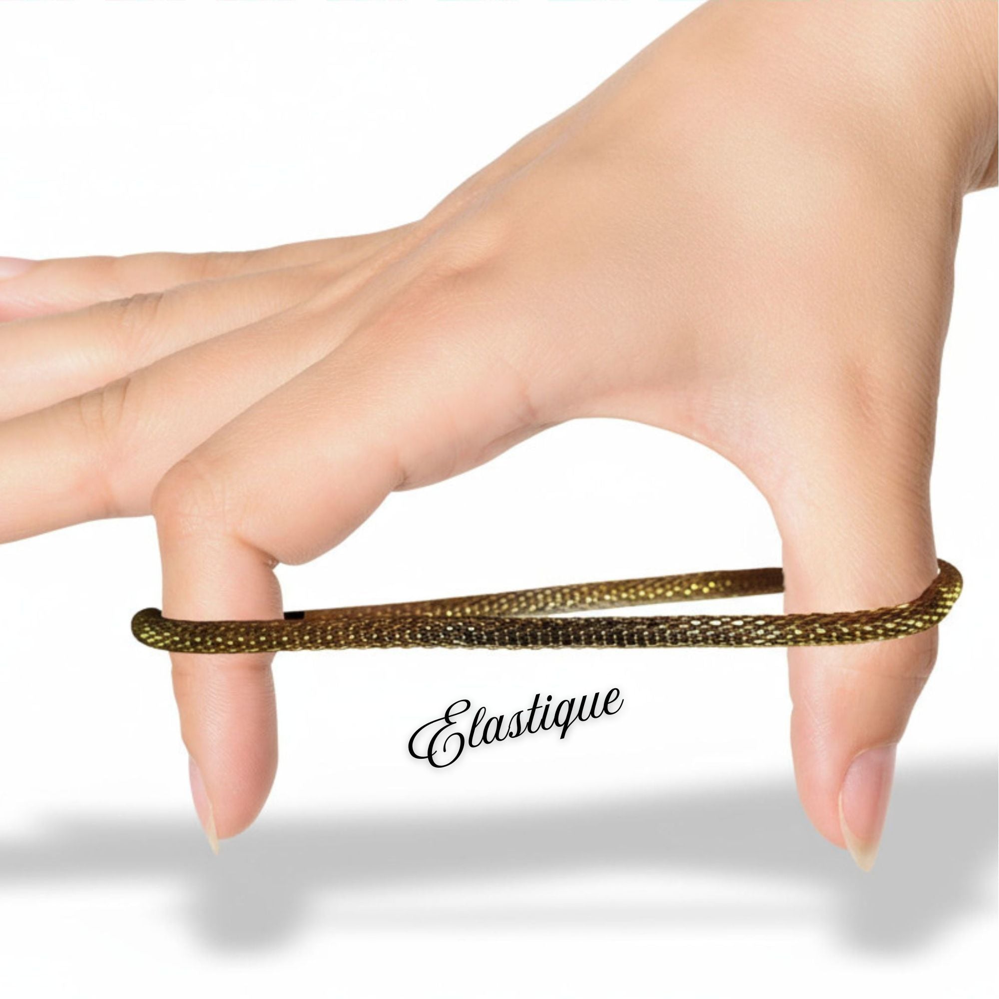 ARTSHOP Cotte de Mailles 17 bracelet élastique zircon x1
