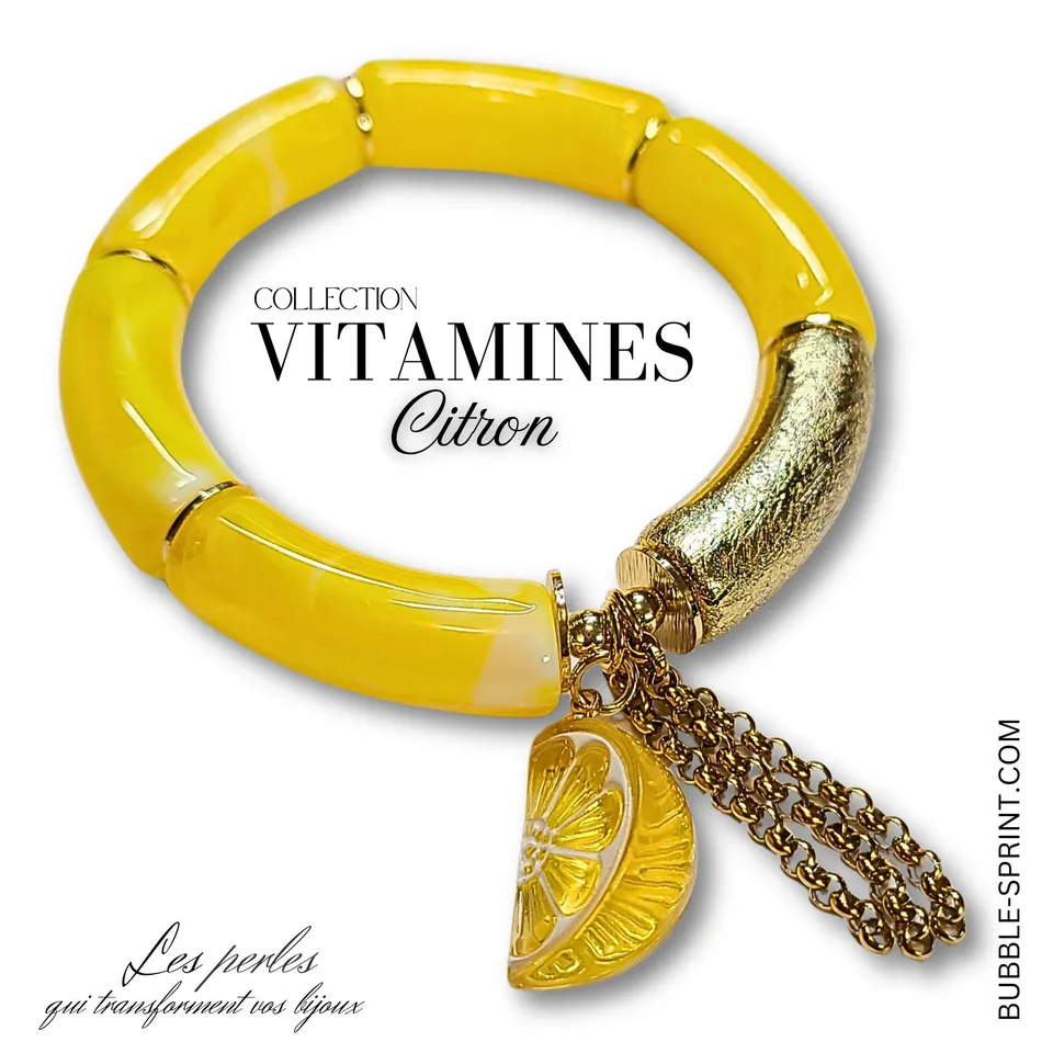 ARTSHOP Vitamines kit bracelet Signature Citron