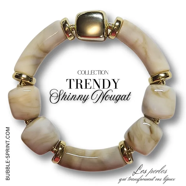 ARTSHOP Trendy kit bracelet Shinny Nougat 5,5cm