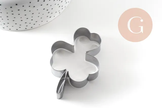 Gingerlily Emporte-pièce Trèfle G11050 inox 7,4 cm