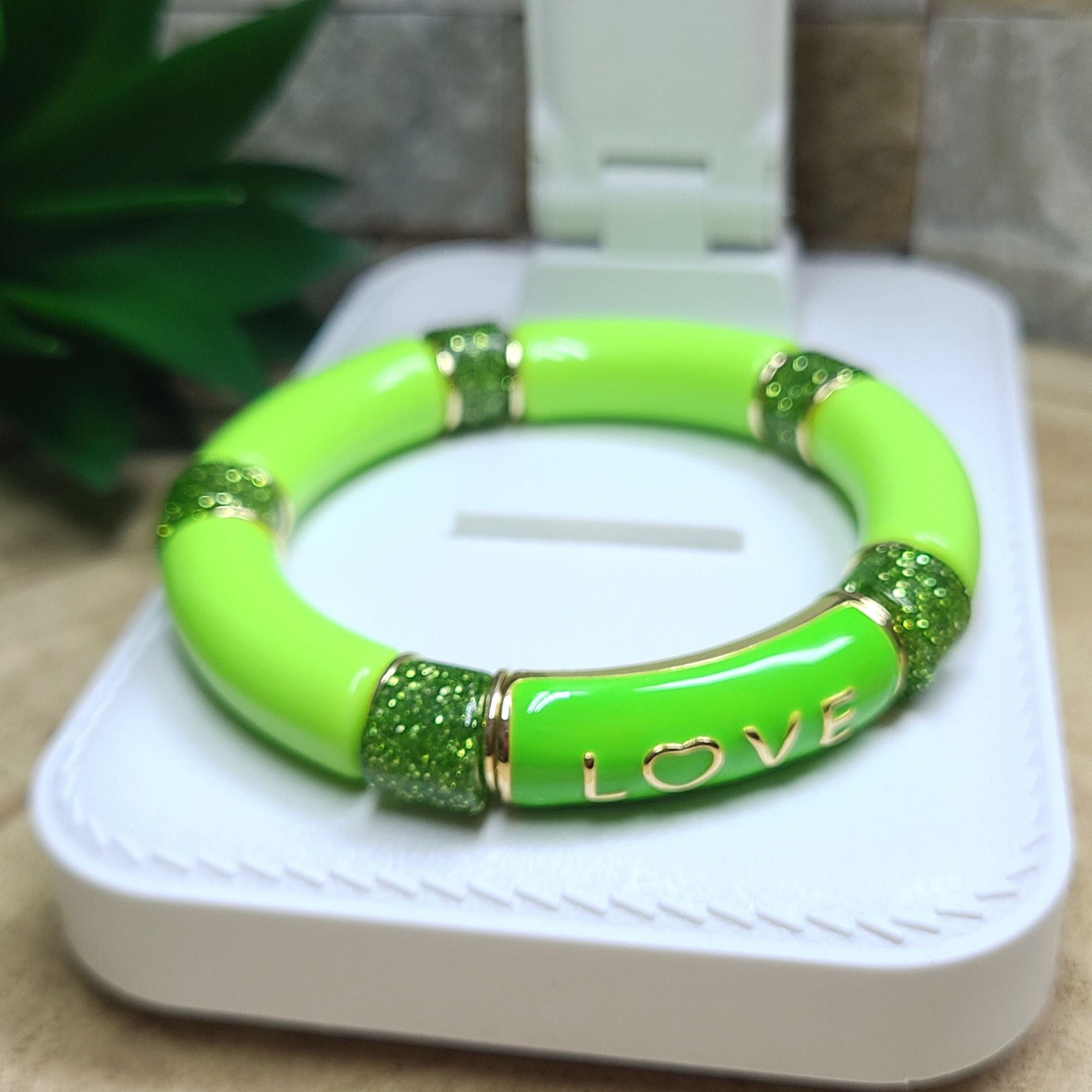 ARTSHOP Idées de créations modèle bracelet #66 vert lime