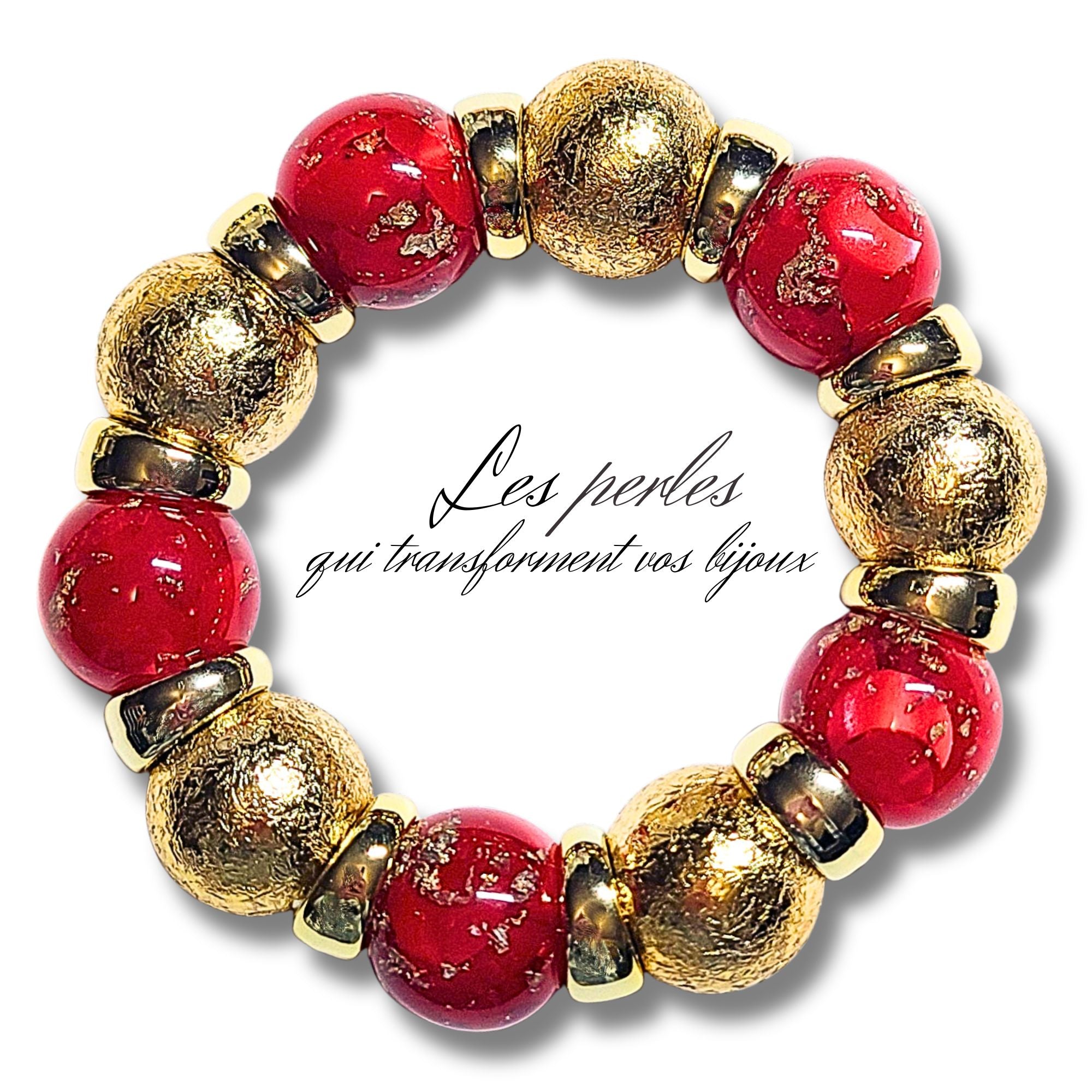 ARTSHOP Murano boule acrylique rouge 20 mm x1