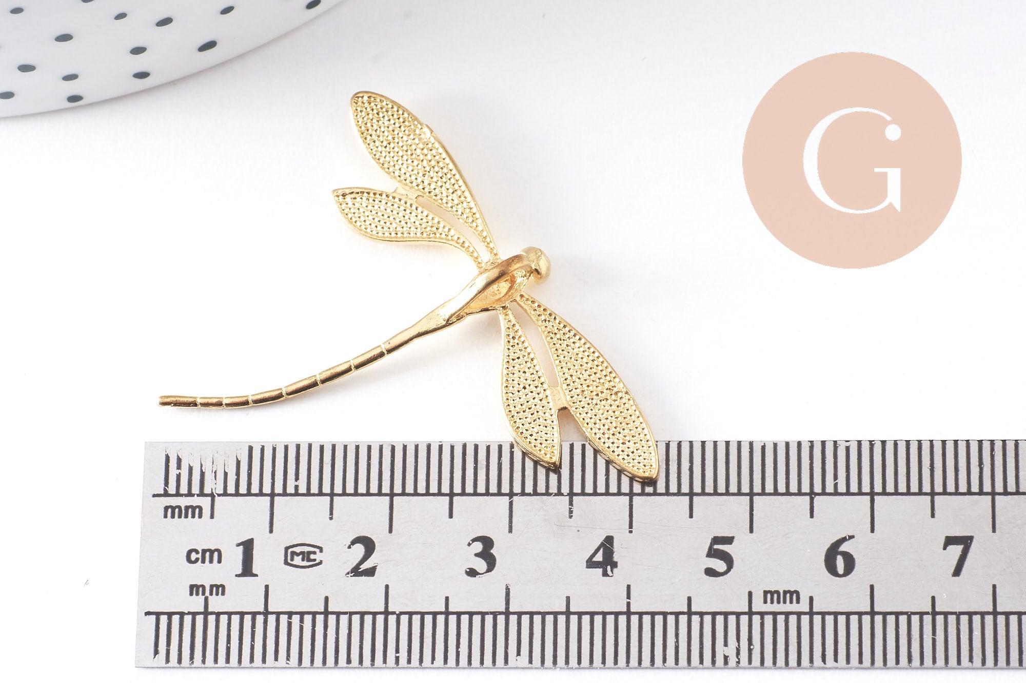 Gingerlily Pendentifs Libellule G1481 pendentif laiton 43mm x2