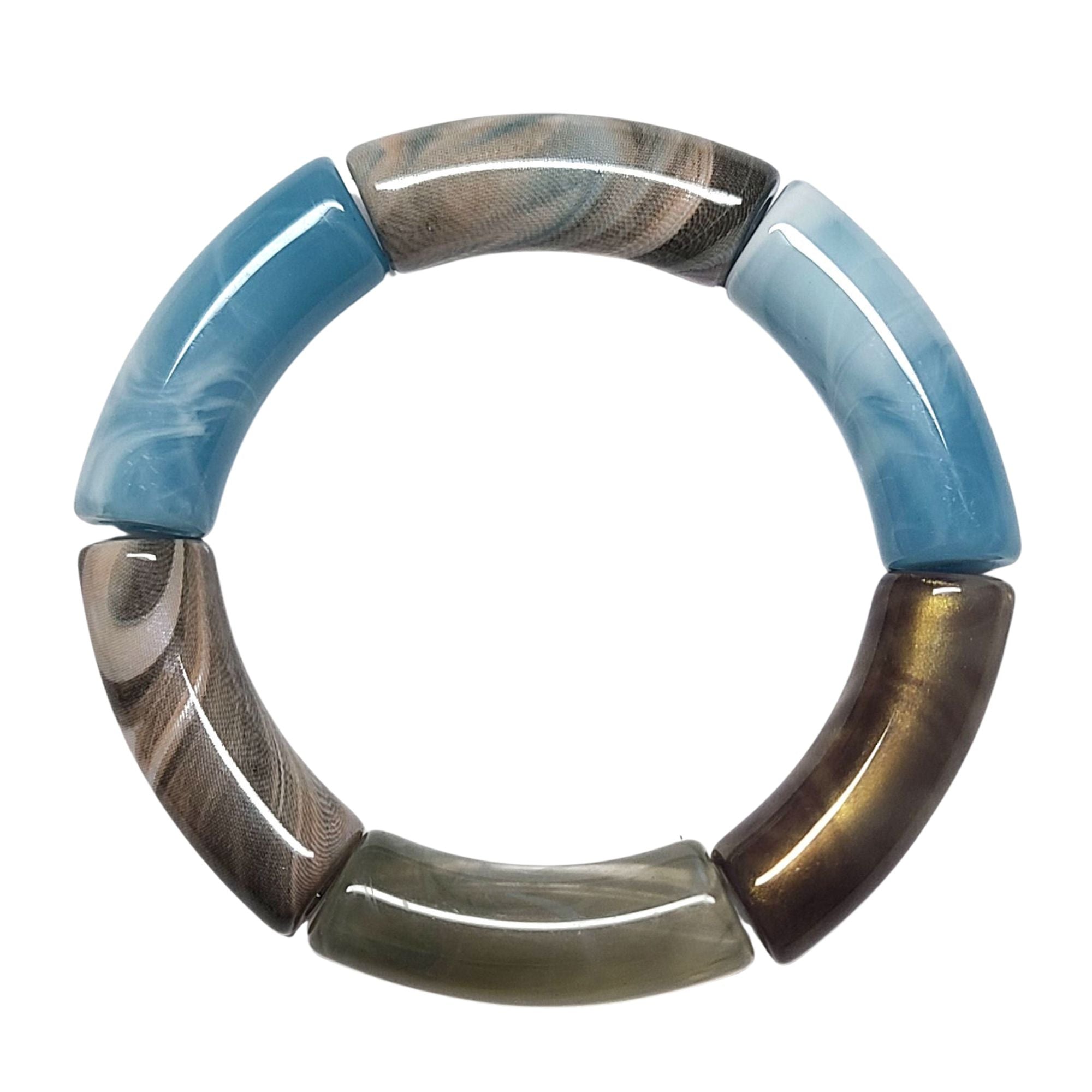 ARTSHOP Tubes DESIGN Ondulé 12MM marron x6 tubes