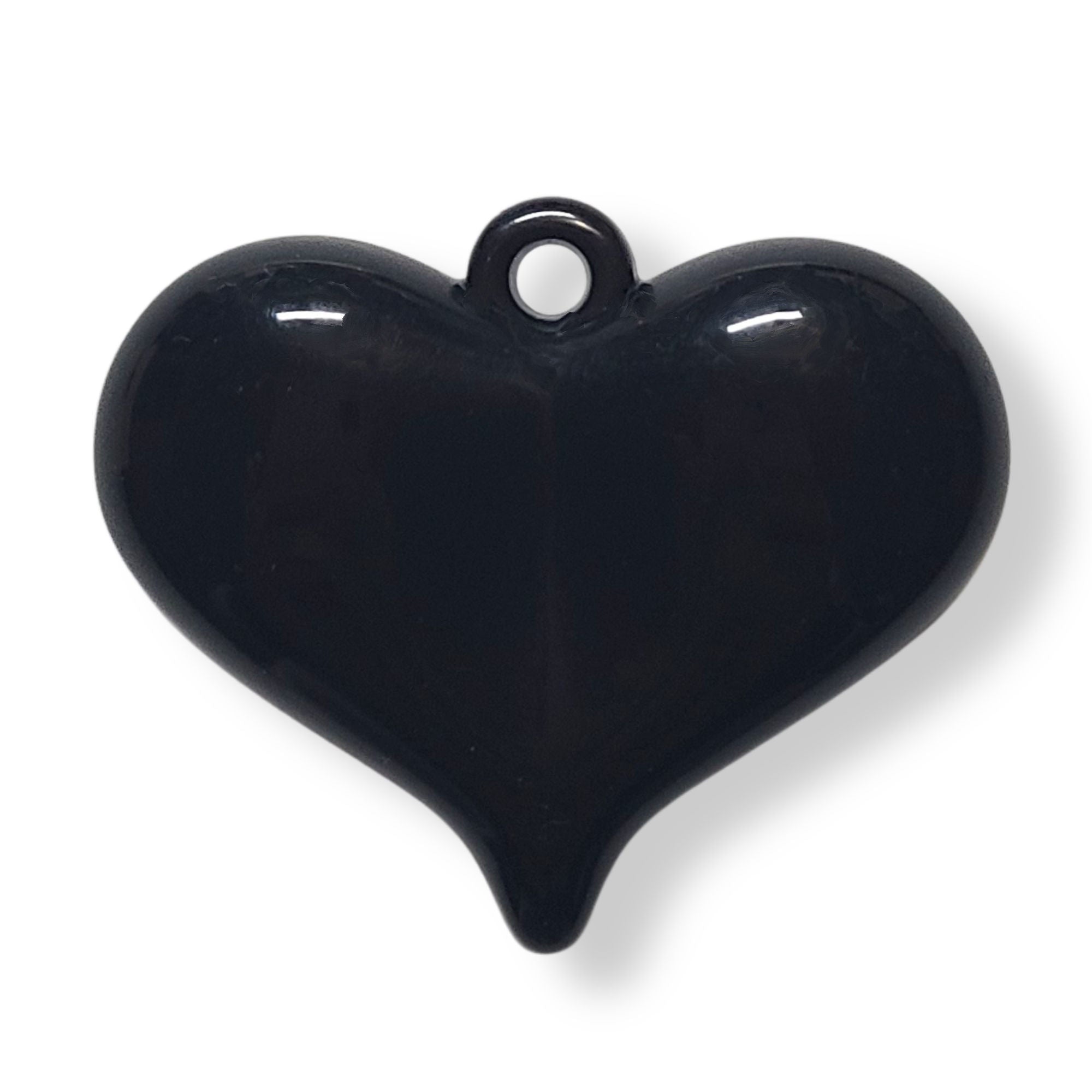 ARTSHOP HeartLine 28 Cœur Maxi Noir perle acrylique x1