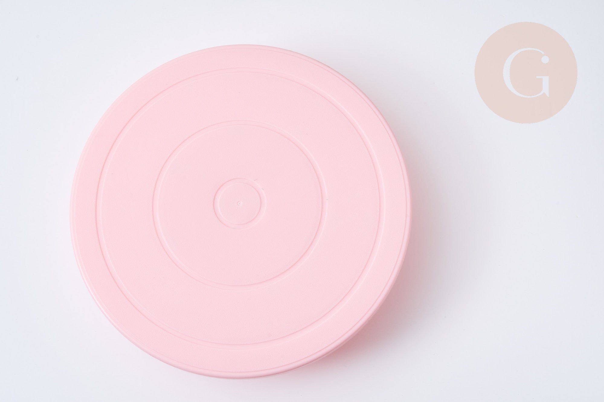 Gingerlily Plateau tournant gâteau silicone rose 276mm x1