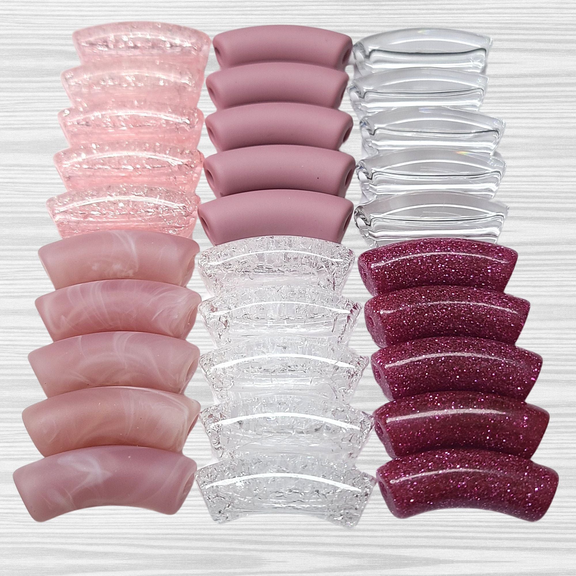 ARTSHOP Camaïeu 87 lot 30 tubes rose 12 mm